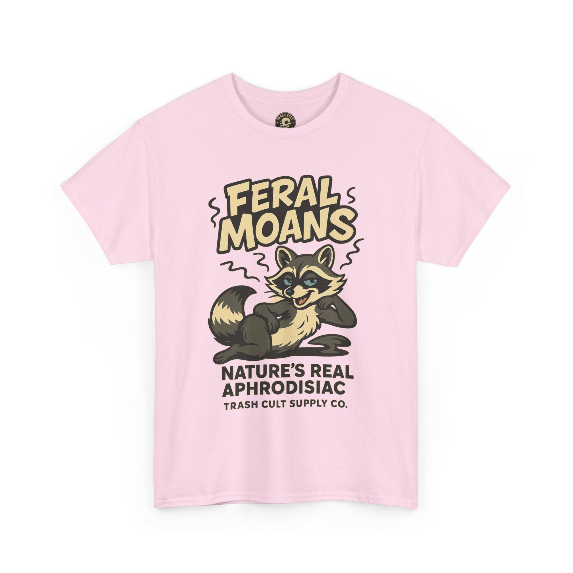 Feral Moans Unisex Heavy Cotton Tee, Funny Graphic Tee, Animal Lover Shirt, Casual Wear, Gift for Nature Enthusiasts