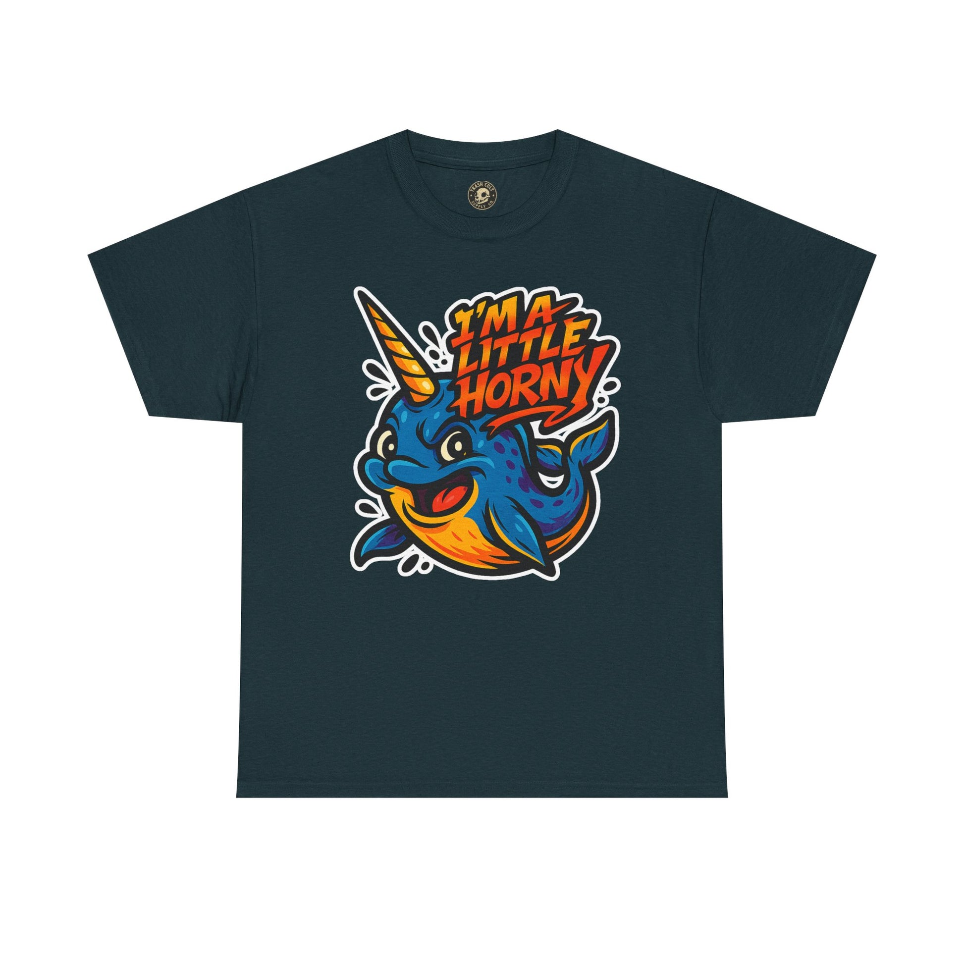Fun Narwhal Graphic Tee, Quirky Unisex Shirt, Perfect for Gifts, Casual Wear, Animal Lovers, Beach Vibes