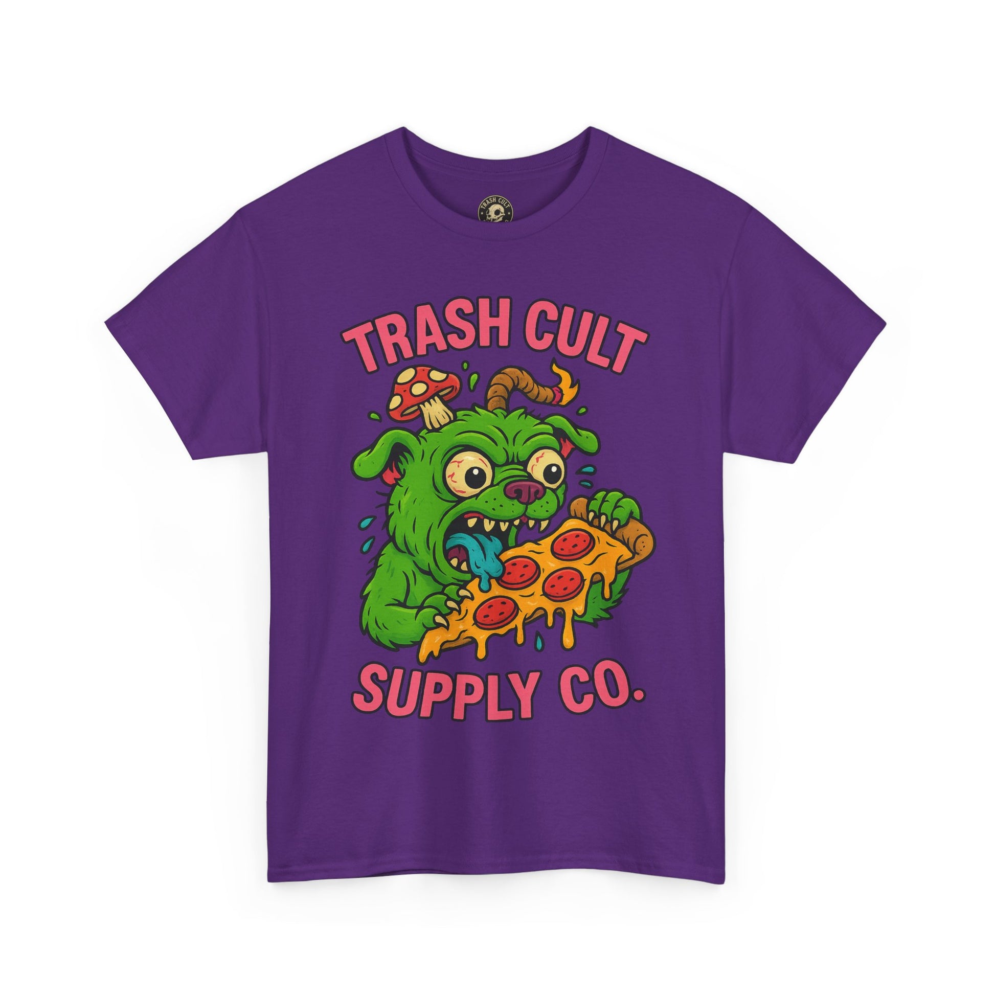 Feral Pizza Monster Shirt – Trash Cult Supply Co | Gildan 5000 Graphic Tee