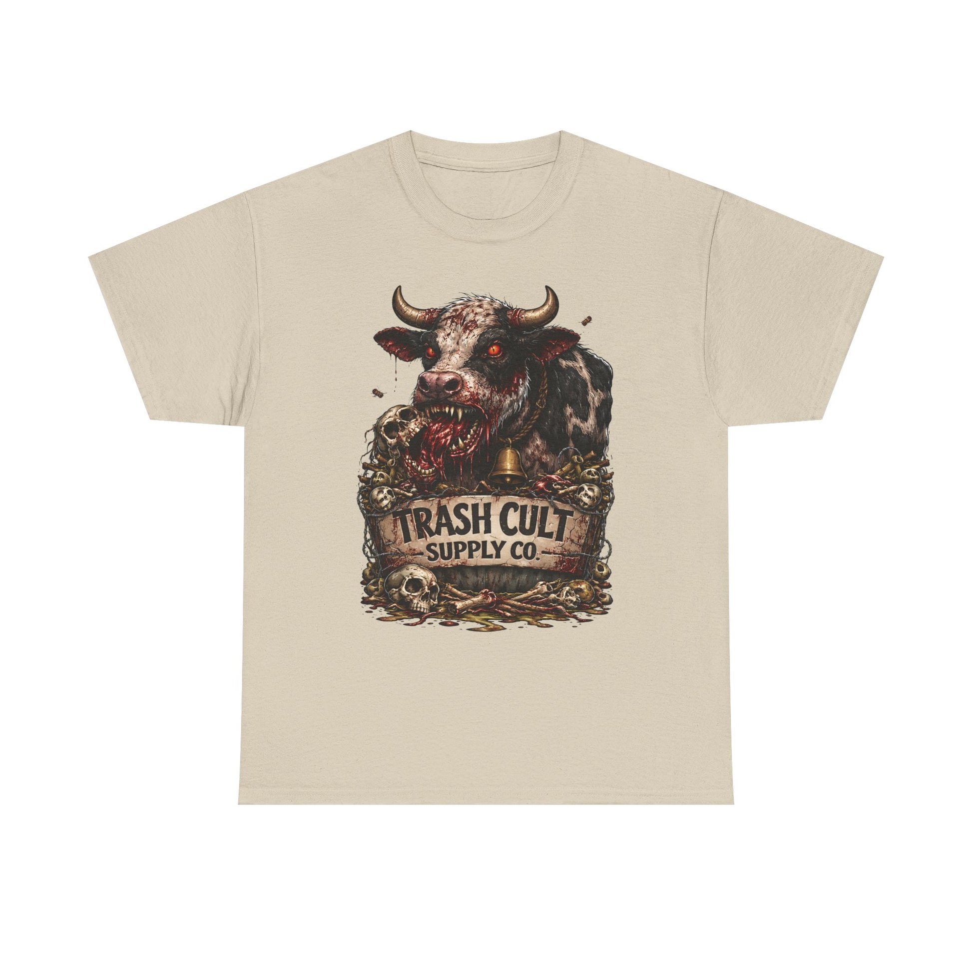 Trash Cult Supply Co. Cow Skull Tee