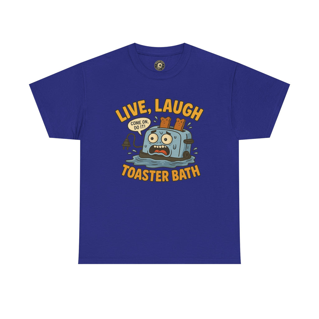 Funny Toaster Bath Tee, Humorous Unisex Shirt, Gift for Friends, Lightweight Cotton Tee, Birthday Party Outfit
