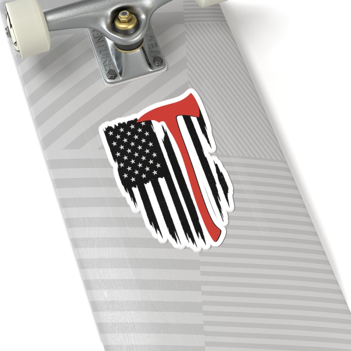 Patriotic Axe Kiss-Cut Stickers - Perfect for Mugs, Laptops, Gift Wrap, Scrapbooks, Outdoor Enthusiasts, Freedom Celebrations