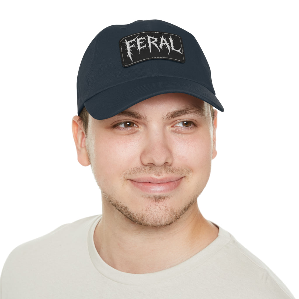 FERAL Embroidered Leather Patch Hat – Trash Cult Supply Co.