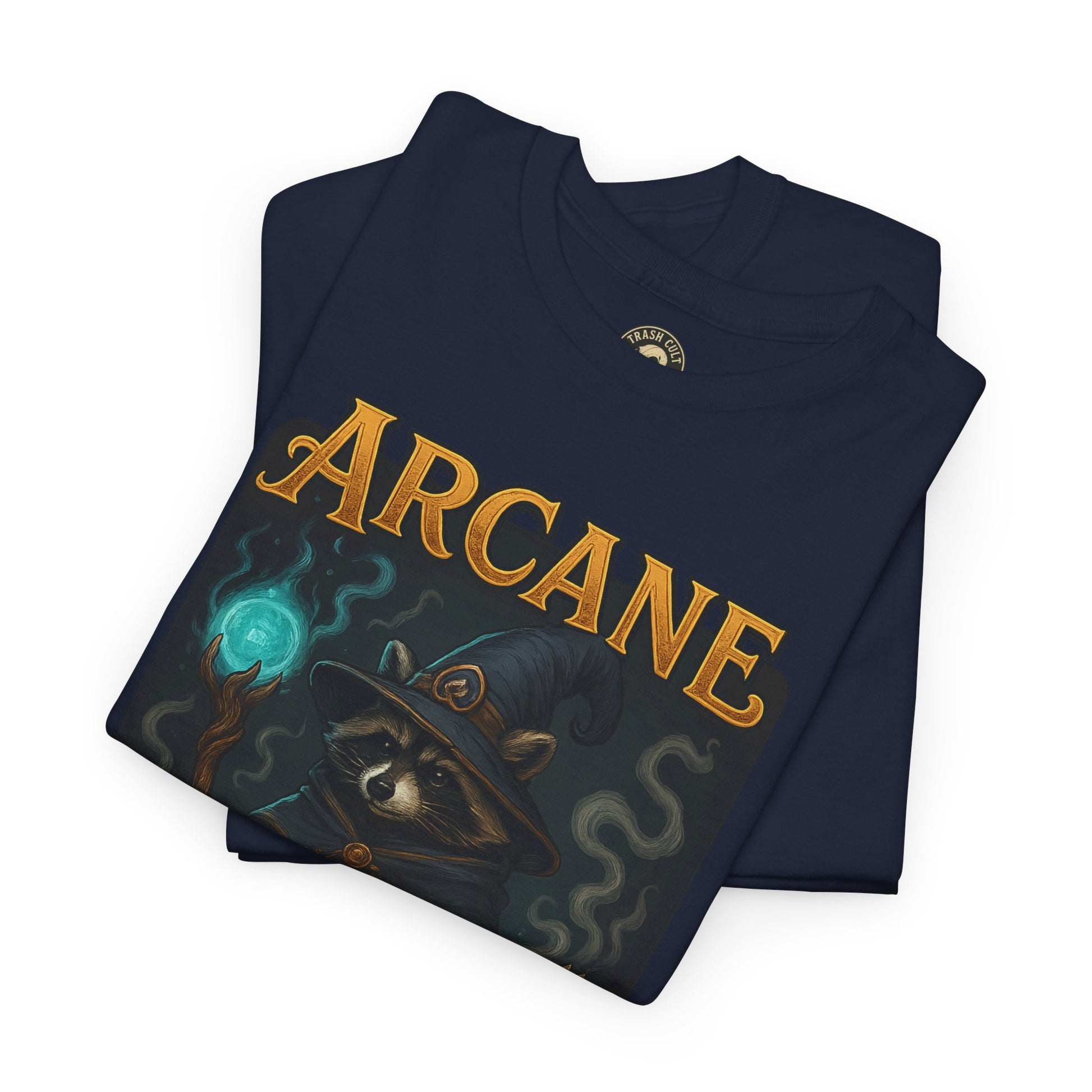 Arcane Trash Cult Unisex Heavy Cotton Tee, Cult Merchandise, Witchy Style, Halloween Tee, Casual Everyday Wear