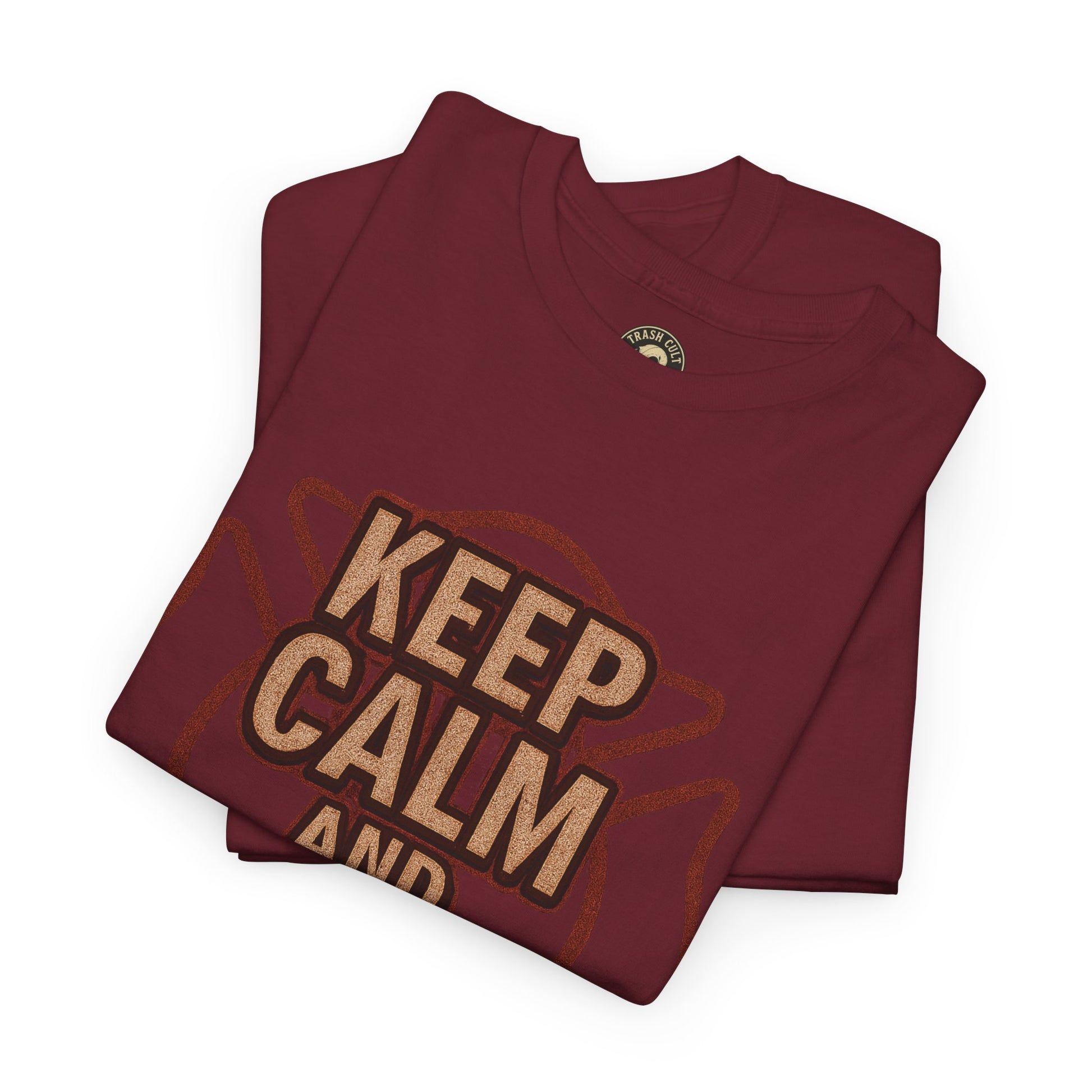 Keep Calm and Charge the Line Firefighter Shirt – Gildan 5000 Tee