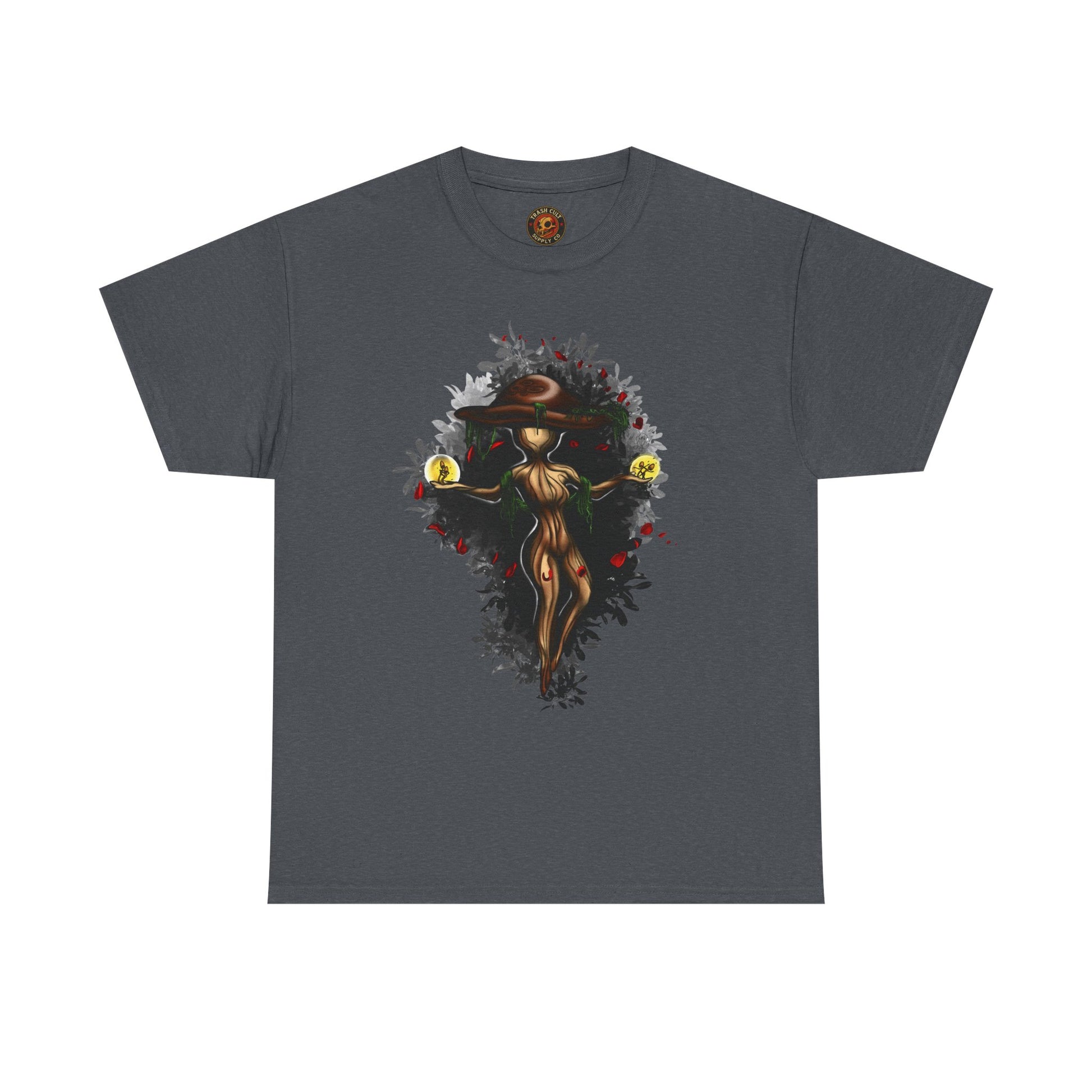 Mushroom Spirit T-Shirt – Lara Davenport x Trash Cult Supply Co. Collab (Gildan 5000)