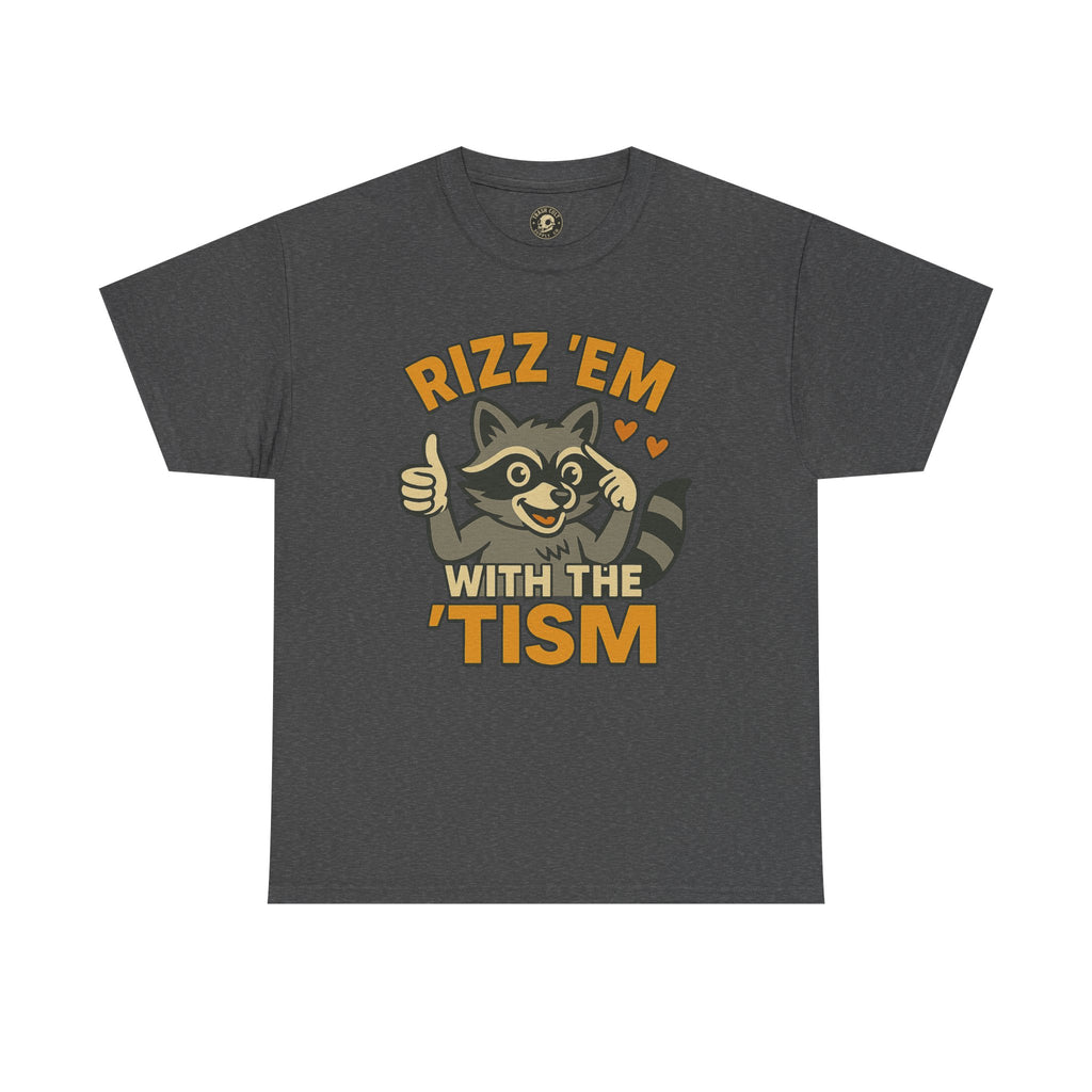 Rizz ’Em With the ’Tism T-Shirt – Funny Neurodivergent Graphic Tee for Bold Personalities
