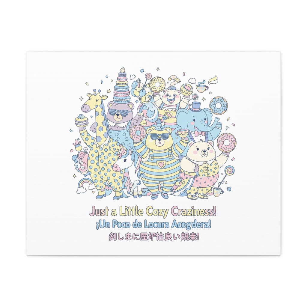 Cozy Craziness Canvas | mildly unhinged cute, whimsical weird