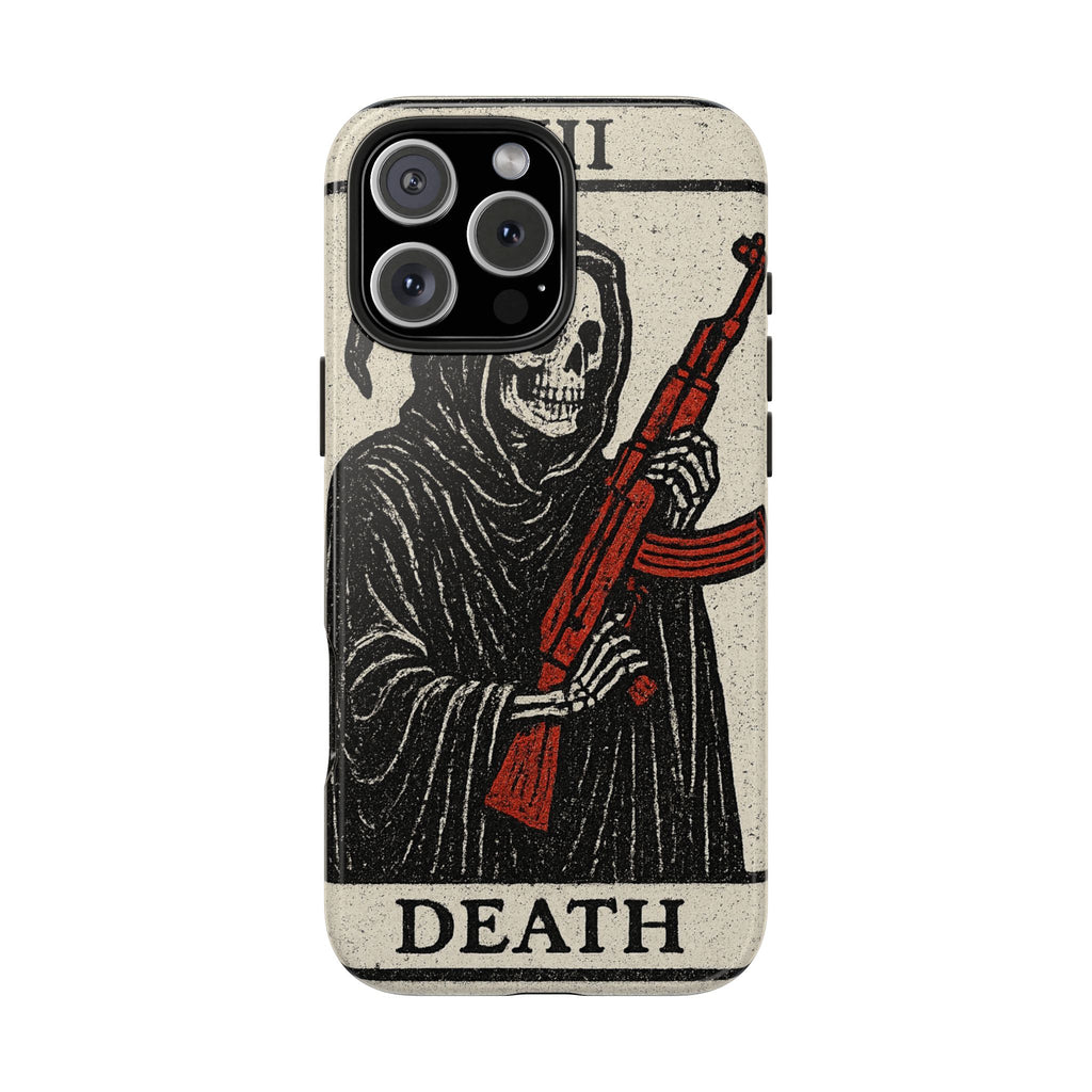 Grim Reaper Phone Case, Tough Phone Case for Gamers, Unique Smartphone Accessories, Halloween Decor, Death-Inspired Gift