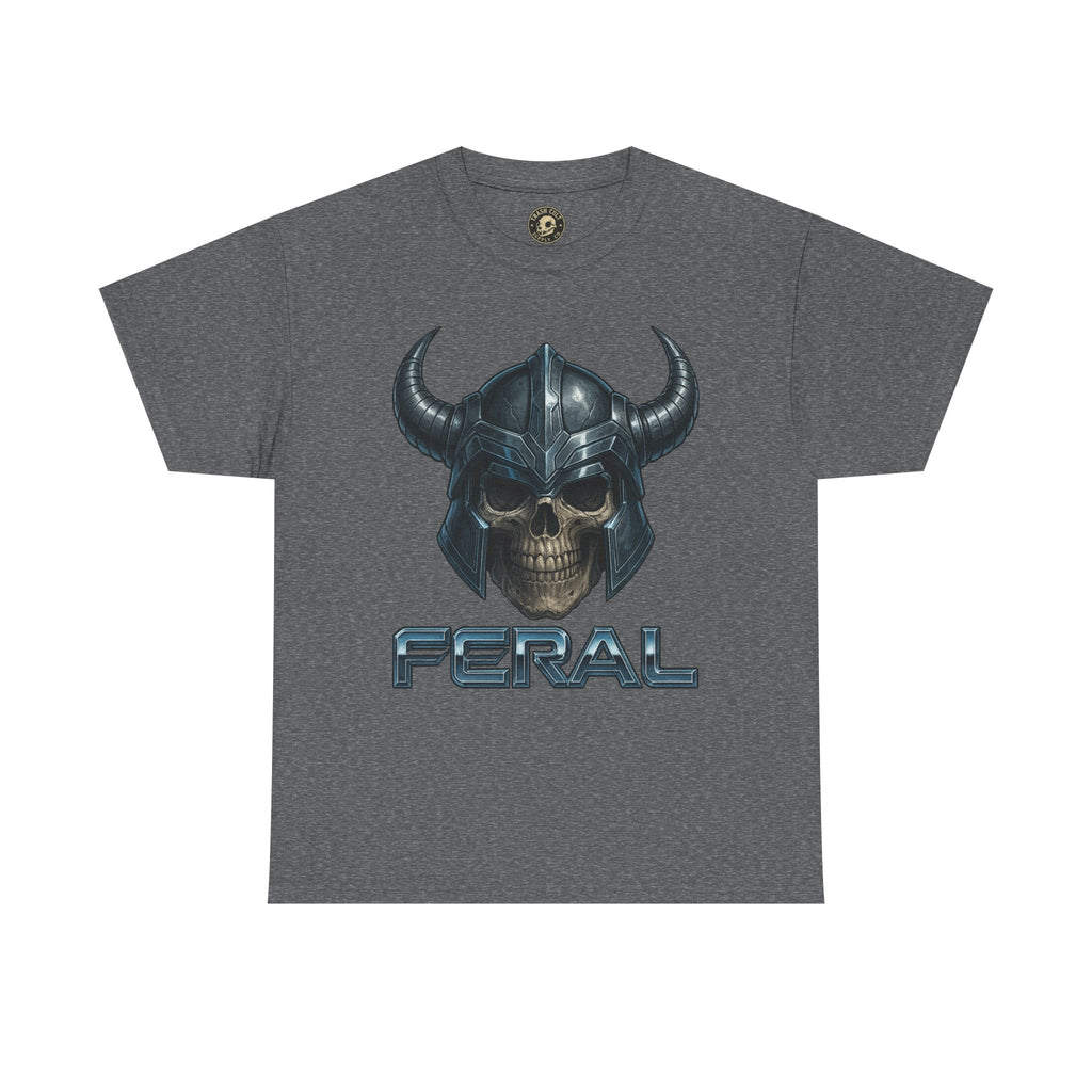 Feral Skull Graphic Tee, Unisex Cotton Shirt, Casual Wear, Gamer Apparel, Unique Gift for Fans