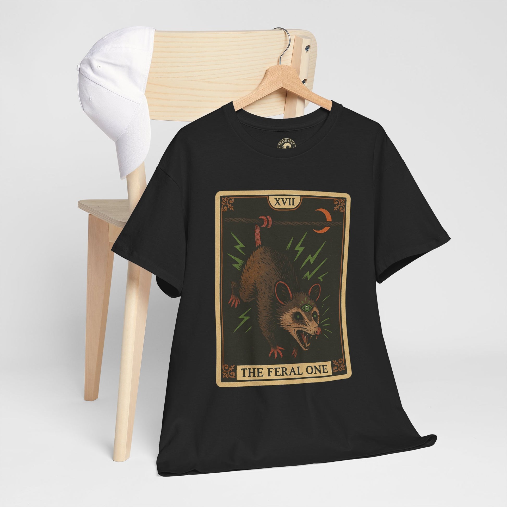 Feral One Graphic Tee - Quirky Unisex T-Shirt, Vintage Inspired, Animal Art, Casual Wear, Gifts for Him/Her