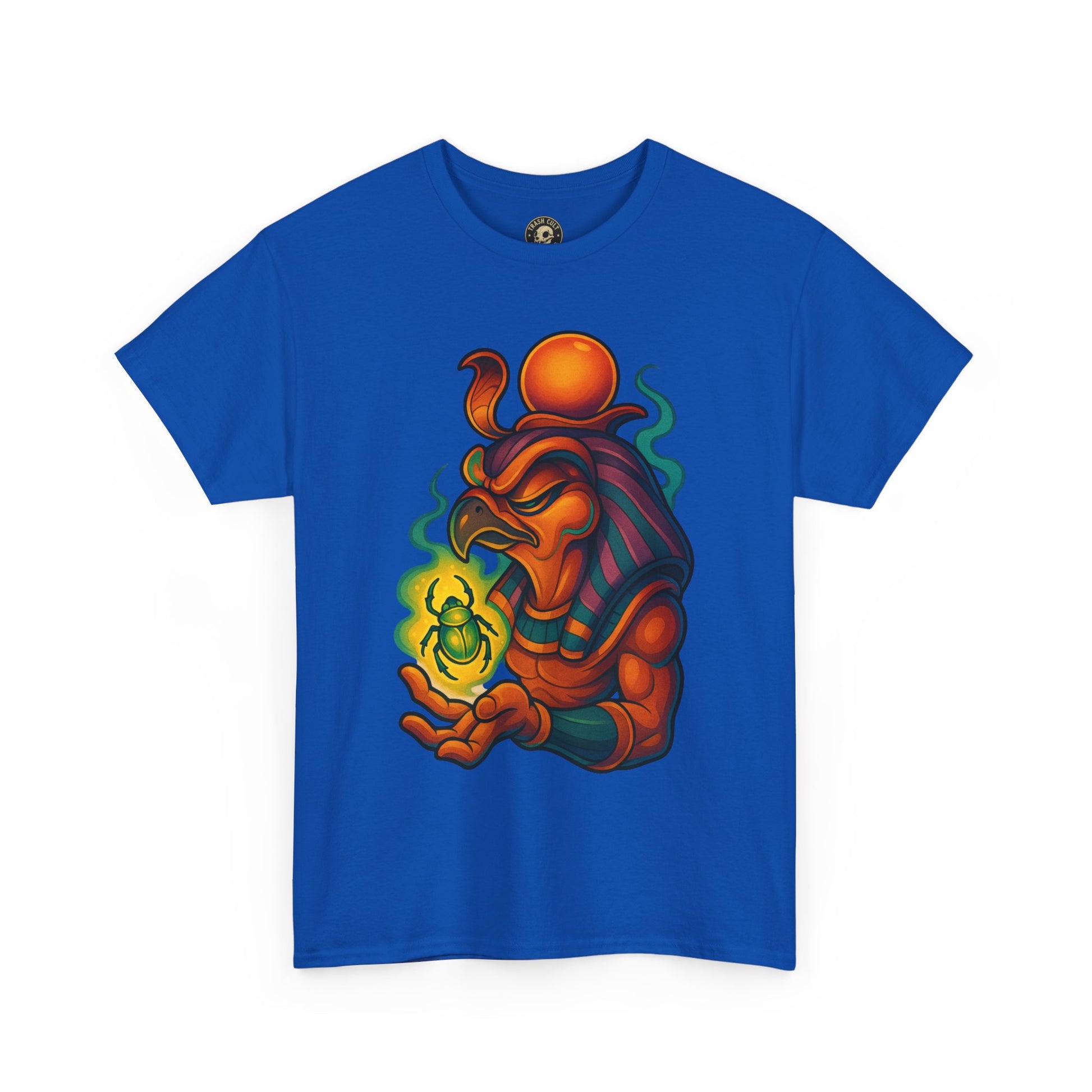 Mystical Guardian Unisex Heavy Cotton Tee, Graphic T-Shirt, Bohemian Style, Unique Fashion, Gift for Fans, Statement Tee