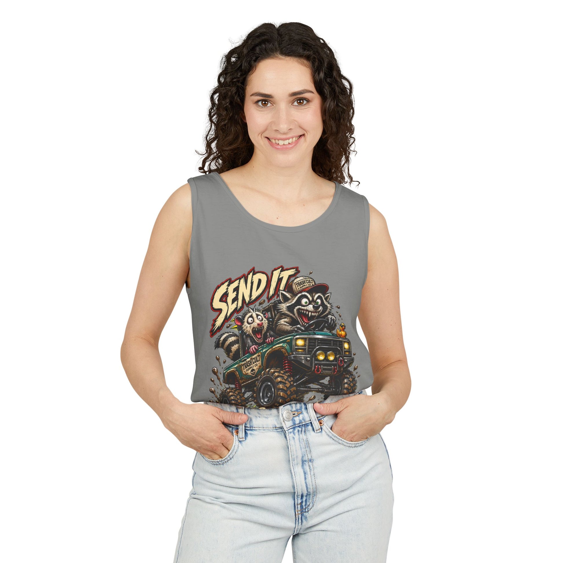 Send It or Play Dead Off-Road Tank Top