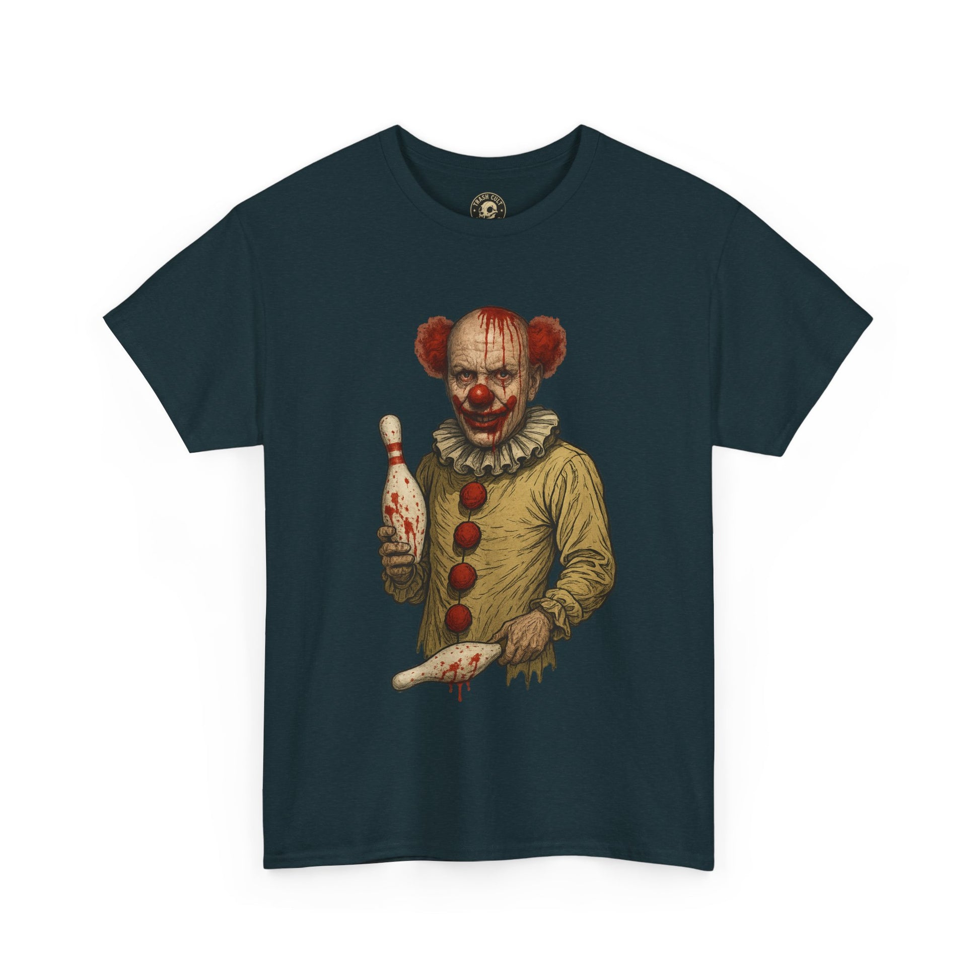 Spooky Clown Unisex Tee | Horror Fan Shirt, Halloween Costume, Graphic Tee, Horror Movie Merchandise, Unique Gift