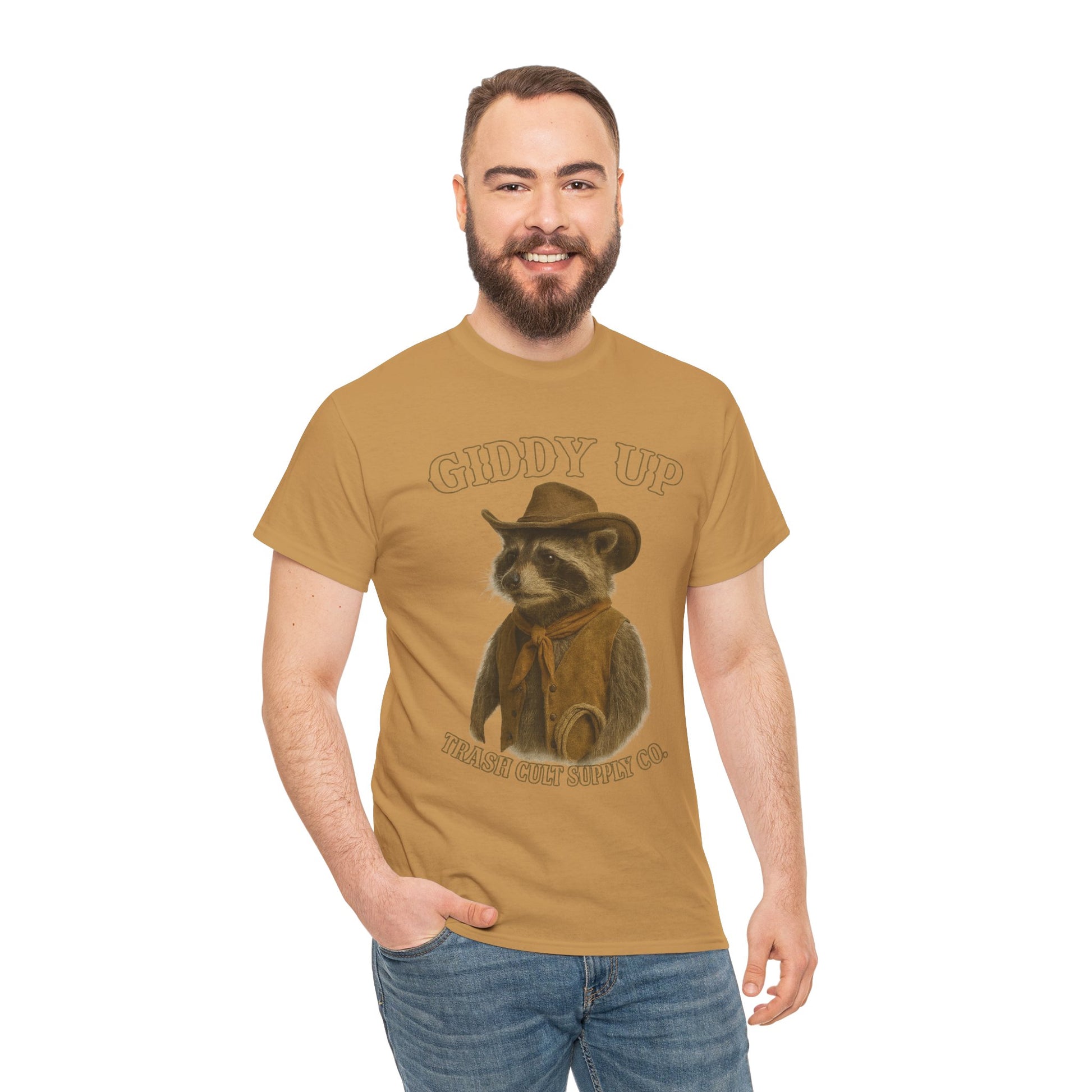 Giddy Up Graphic Tee, Funny Tee, Unisex Cowboy Shirt, Casual Wear, Gift for Him/Her