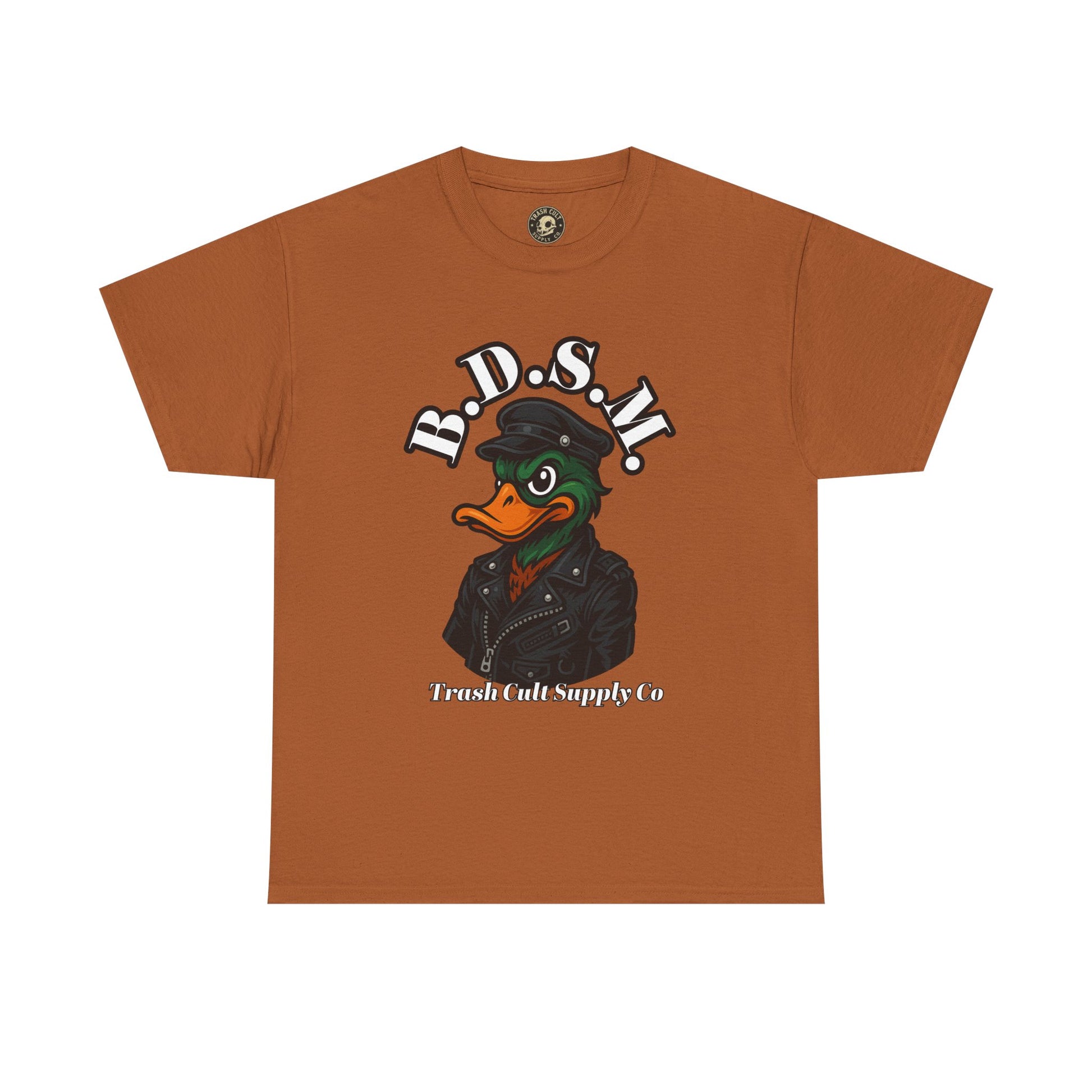 BDSM Mallard Duck Biker Shirt – Funny Biker Duck Tee on Gildan 5000