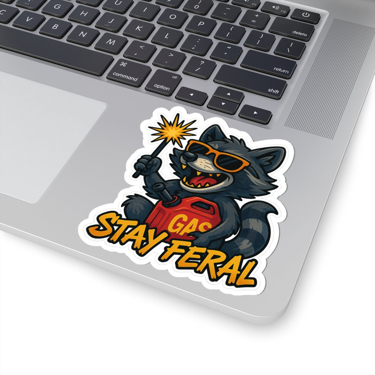 Stay Feral Stickers - Fun, Quirky Art for Laptops, Water Bottles, and More, Perfect for Gifts, Decor, and Celebrations