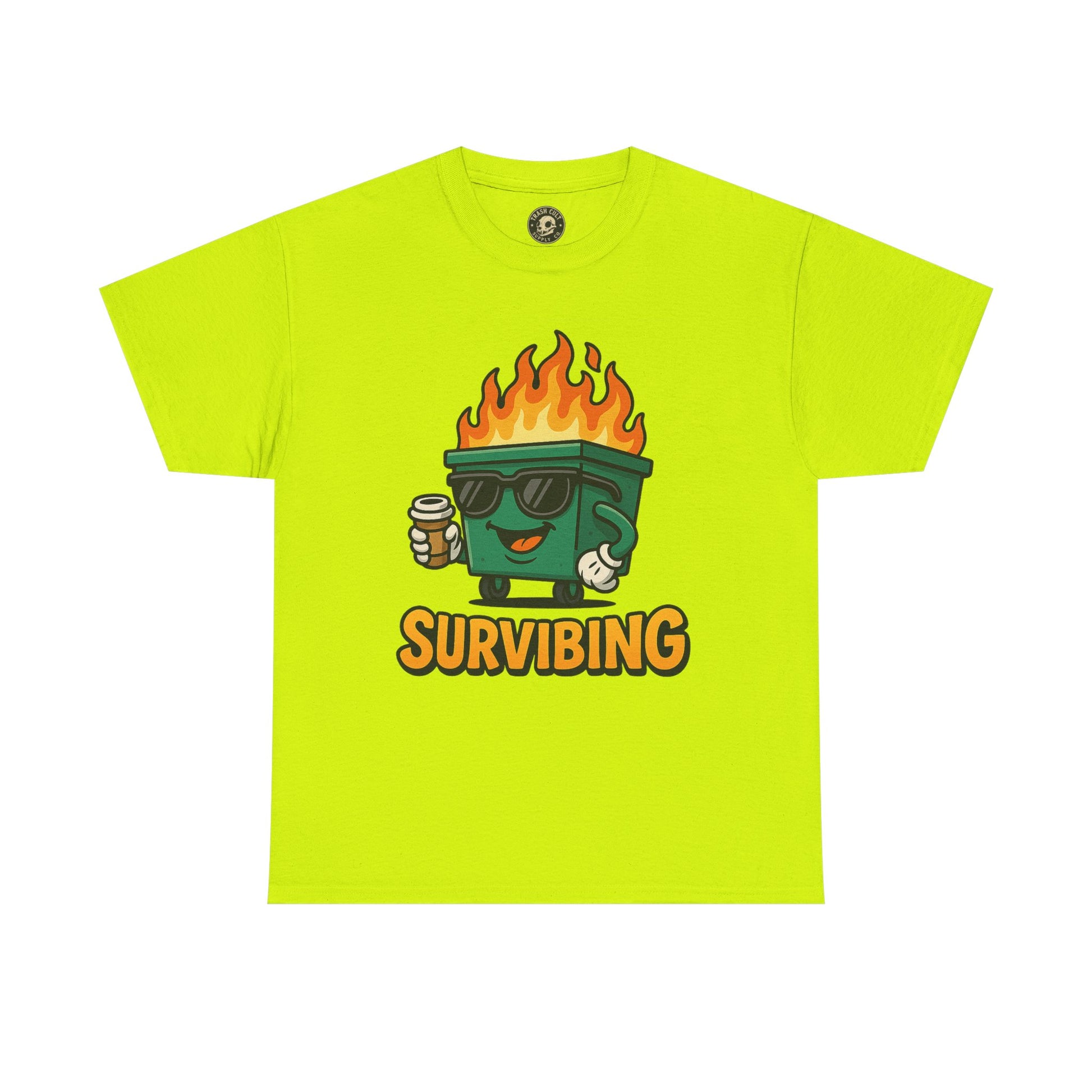Survibing Shirt – High Visibility Safety Colors – Gildan 5000 Unisex Tee