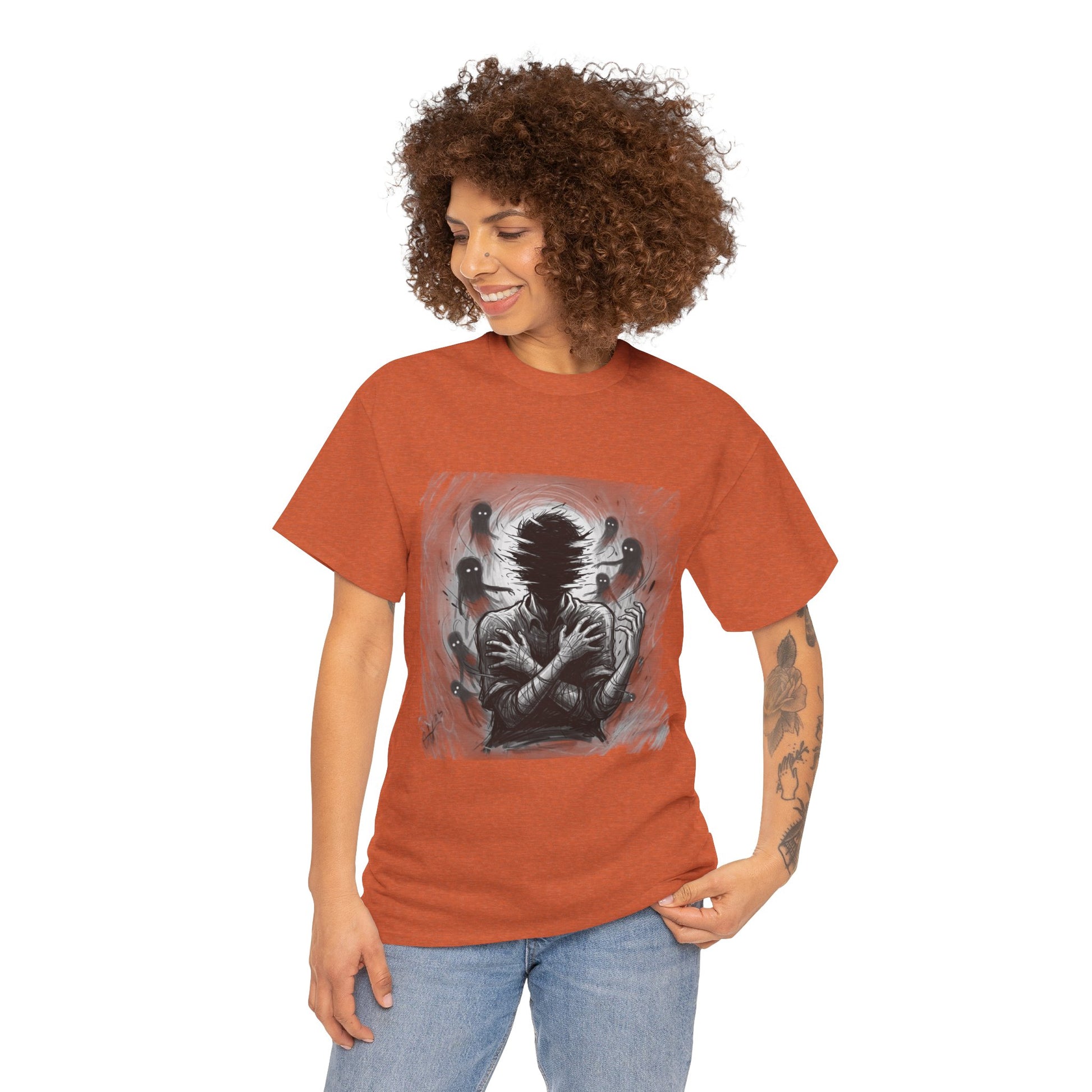 Xian Allen x Trash Cult Shirt – “Don’t Let Them In” | Ghost Spiral Emotional Horror Tee