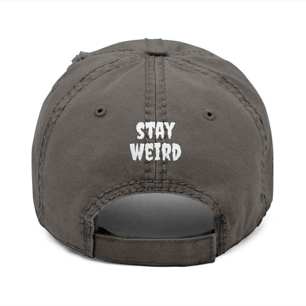 FERAL Distressed Dad Hat – Stay Weird Vintage Cap