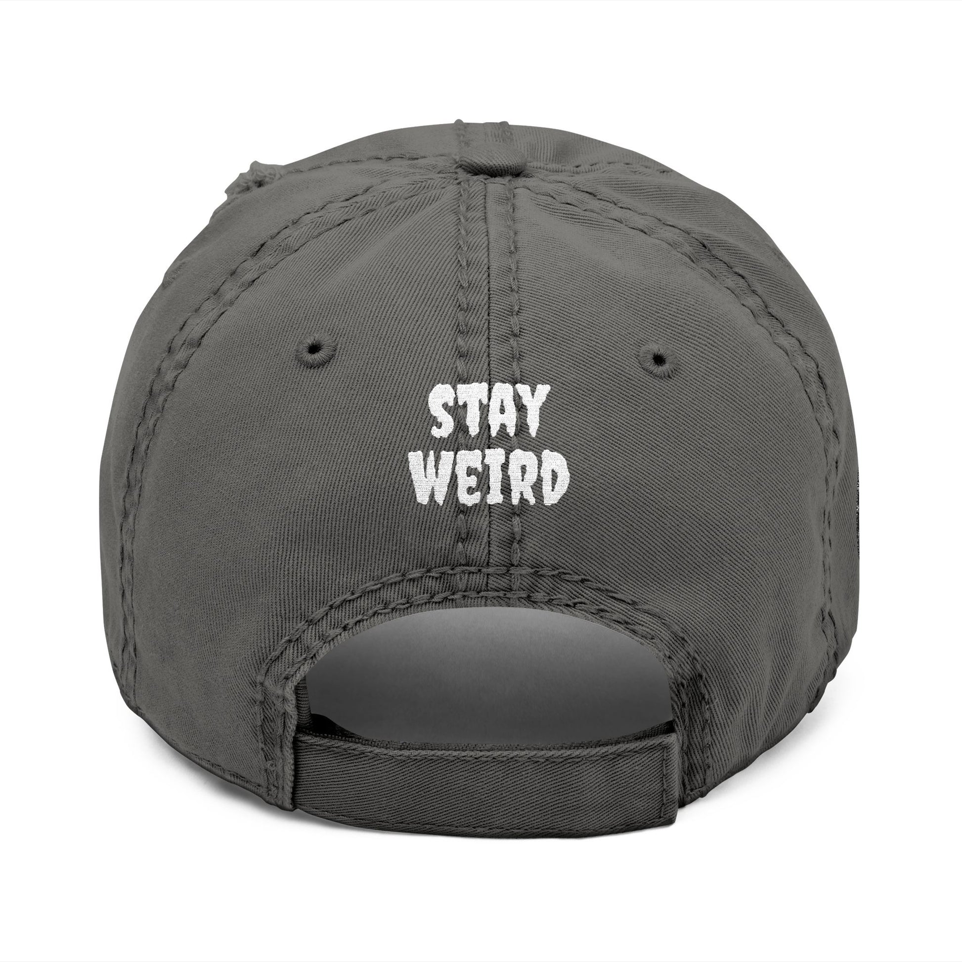 FERAL Distressed Dad Hat – Stay Weird Vintage Cap