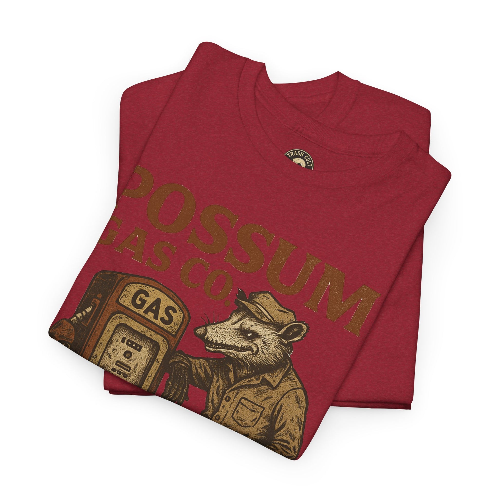 Possum Gas Co. Vintage Feral Mechanic Shirt – Trash Cult Supply Co. – Gildan 5000