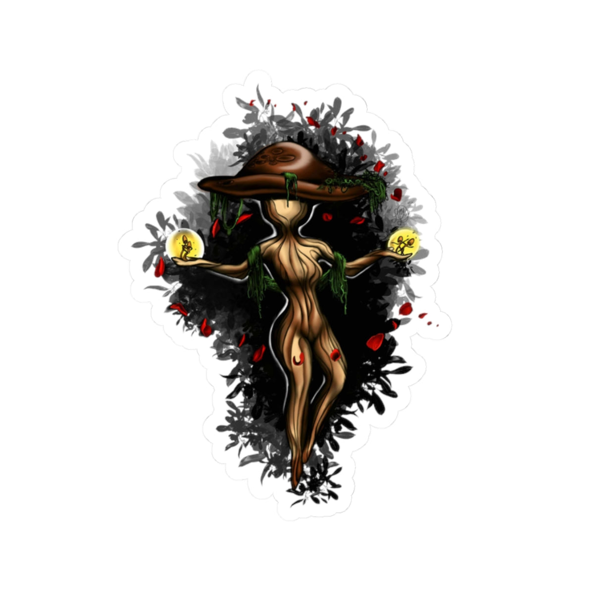 Mushroom Spirit Sticker – Lara Davenport x Trash Cult