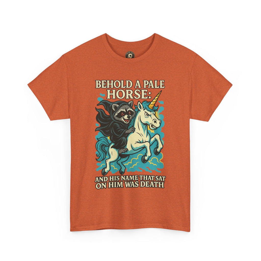 Behold a Pale Horse – Raccoon of Death Shirt | Gildan 5000 Unisex Tee