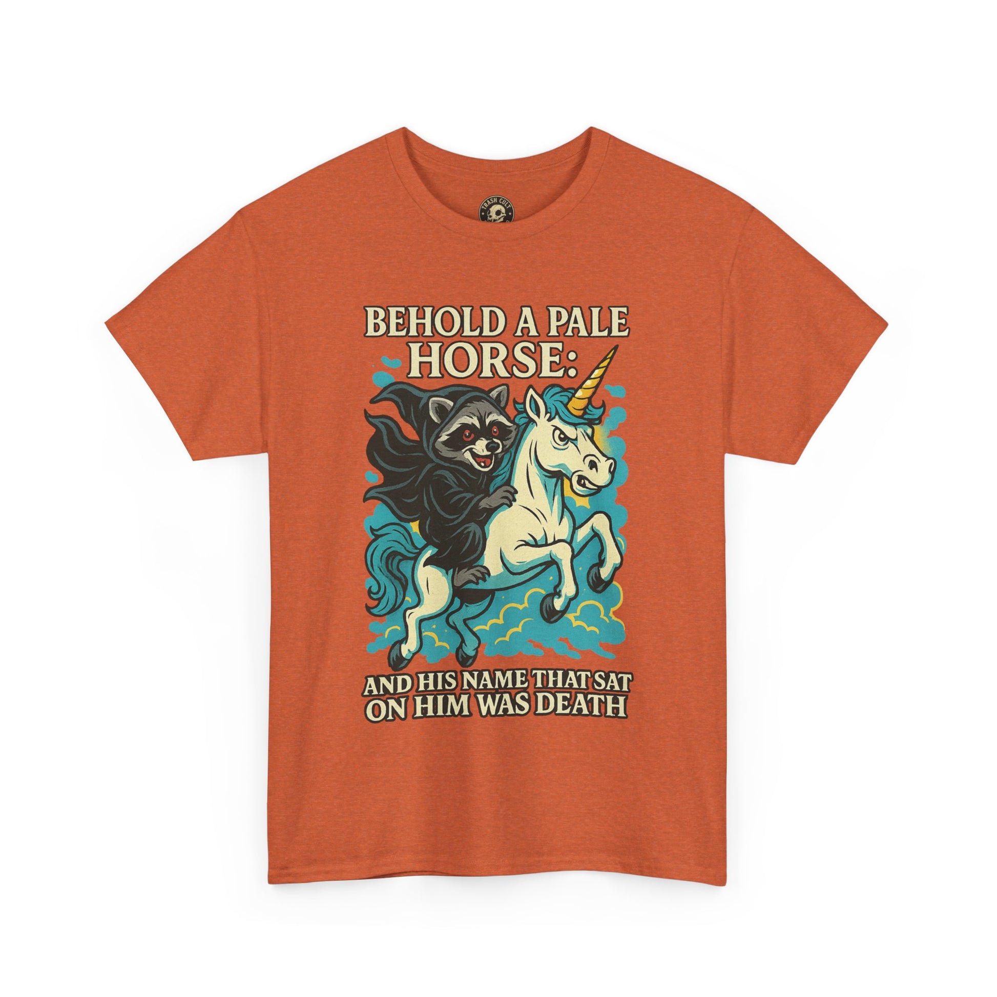 Behold a Pale Horse – Raccoon of Death Shirt | Gildan 5000 Unisex Tee