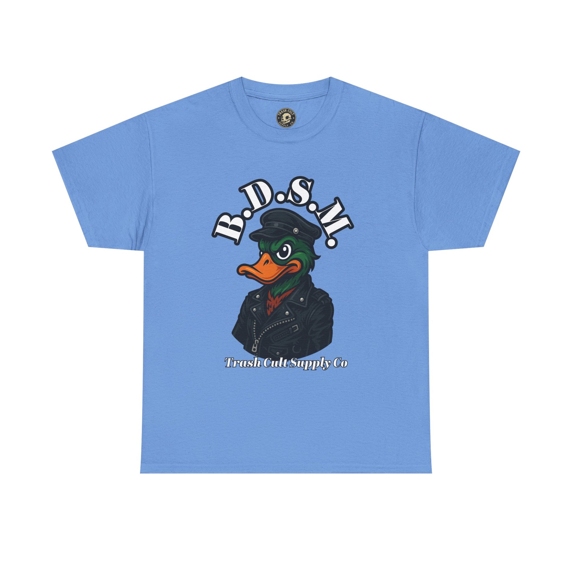 BDSM Mallard Duck Biker Shirt – Funny Biker Duck Tee on Gildan 5000
