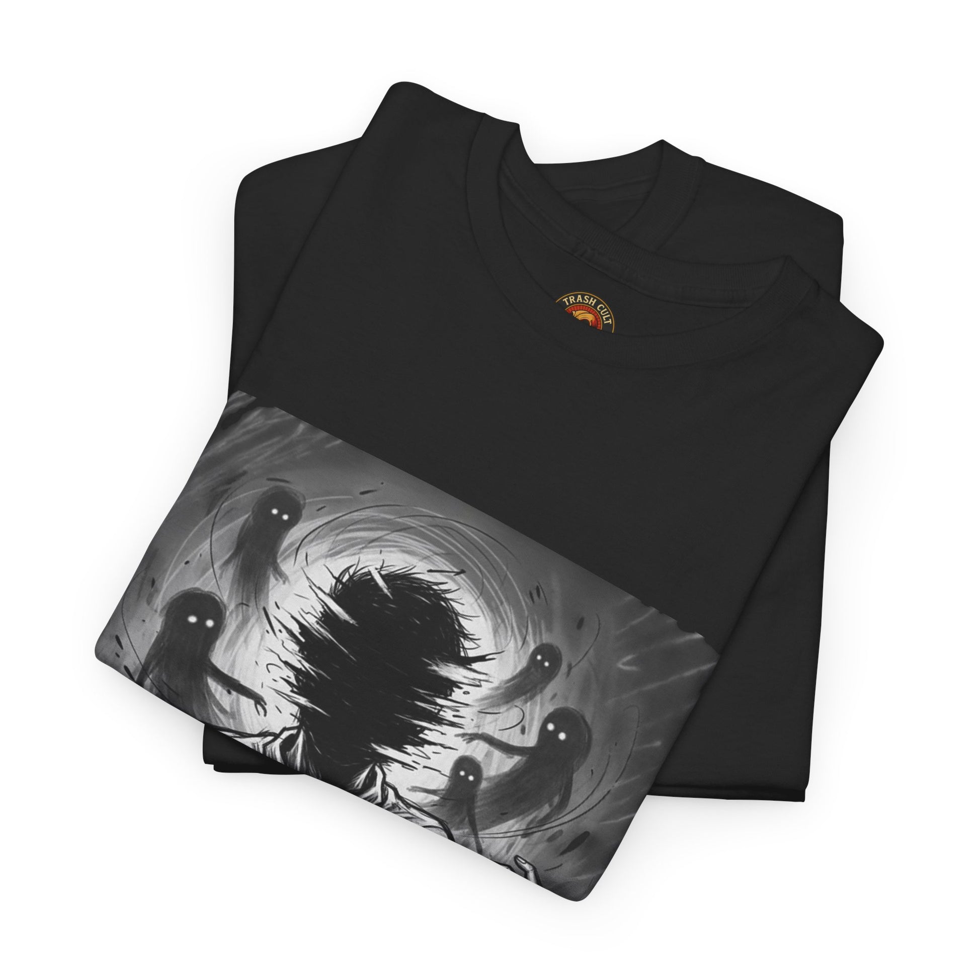 Xian Allen x Trash Cult Shirt – “Don’t Let Them In” | Ghost Spiral Emotional Horror Tee