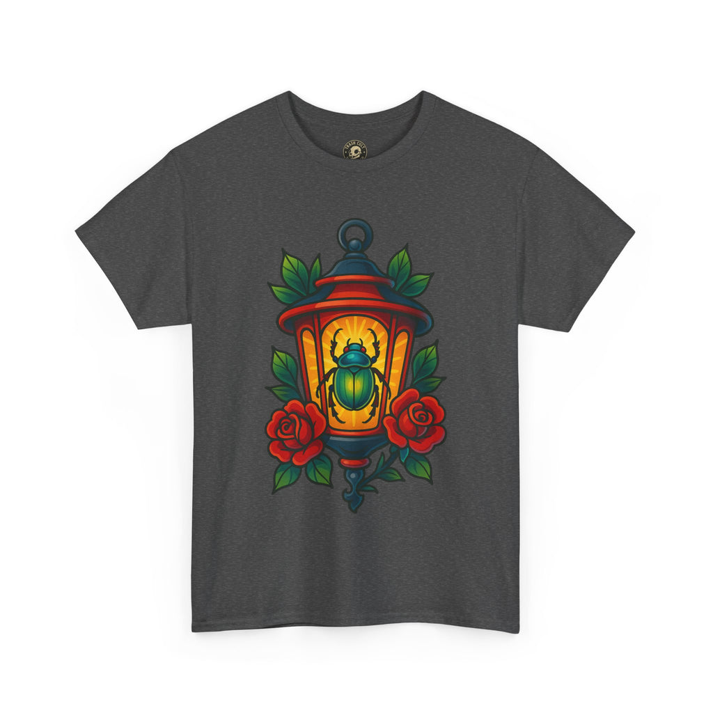 Vintage Lantern Beetle Unisex Heavy Cotton Tee - Eccentric Nature Lover Gift, 90s Aesthetic T-Shirt, Botanical Art Apparel, Summer [...]