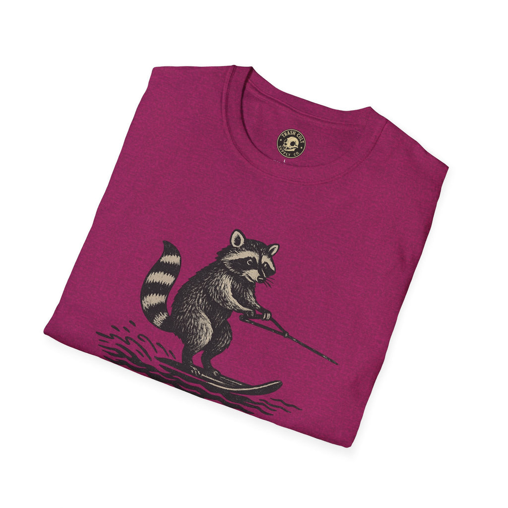 Feral Water Skiing Raccoon Vintage Shirt – Trash Cult Supply Co. | Gildan 2000 Softstyle