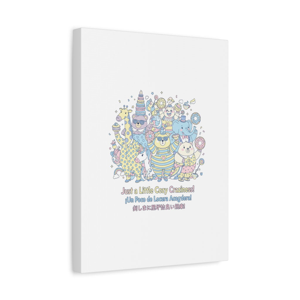 Cozy Craziness Canvas | mildly unhinged cute, whimsical weird