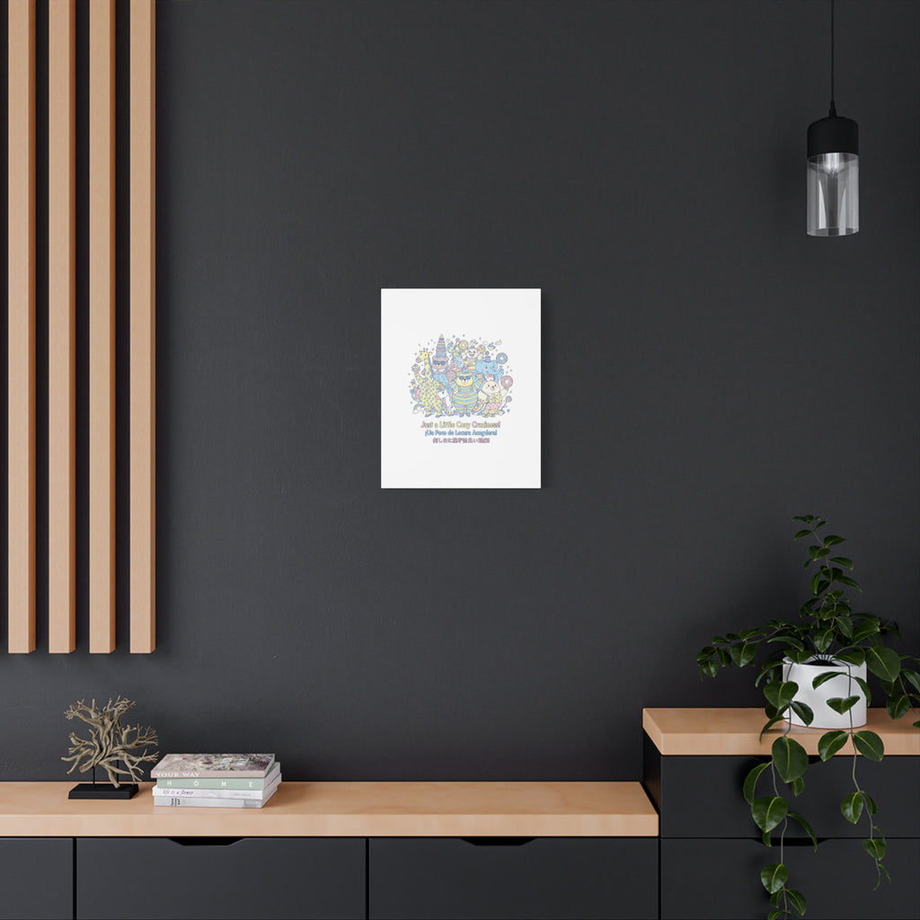 Cozy Craziness Canvas | mildly unhinged cute, whimsical weird