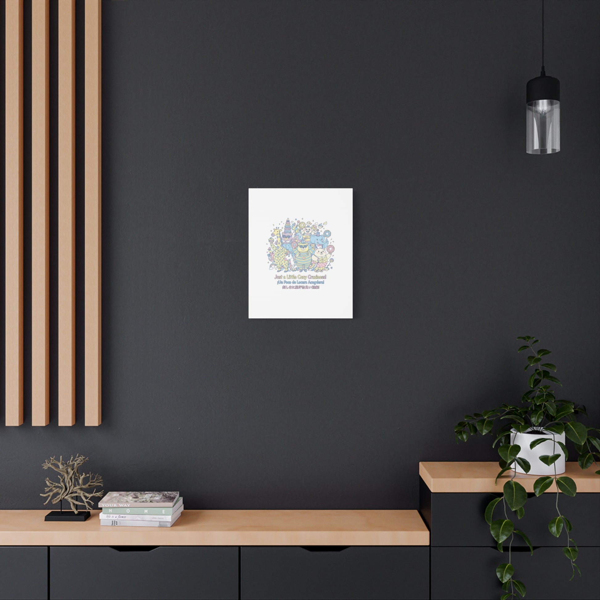 Cozy Craziness Canvas | mildly unhinged cute, whimsical weird