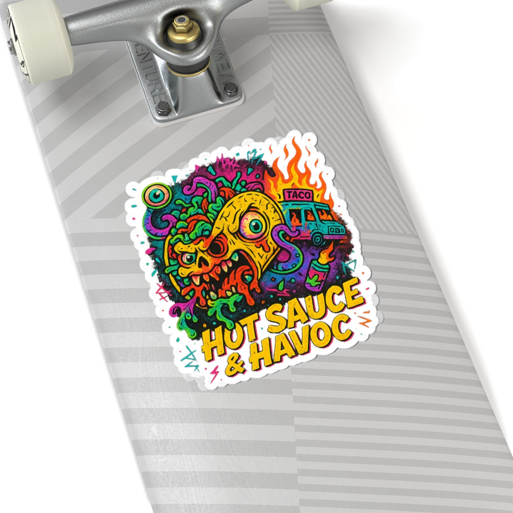 Hot Sauce & Havoc – Limited Edition Kiss Cut Sticker | Illuminasty Drop