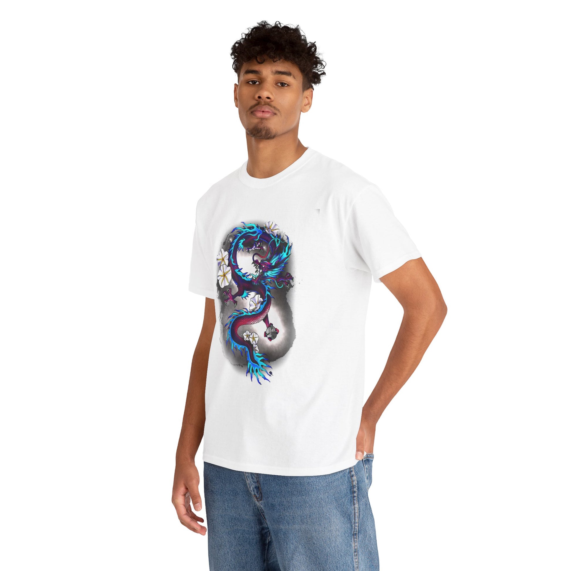 Electric Dragon Tattoo T-Shirt – Lara Davenport x Trash Cult Supply Co. Collab (Gildan 5000)
