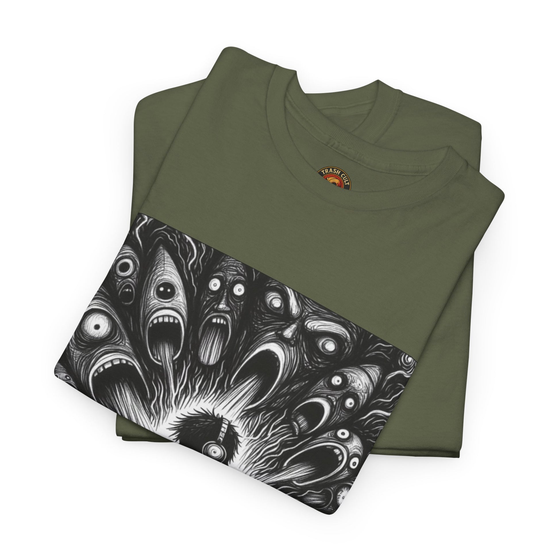 Xian Allen x Trash Cult Shirt – “Turn It Up Louder” | Screaming Chaos Headphones Tee