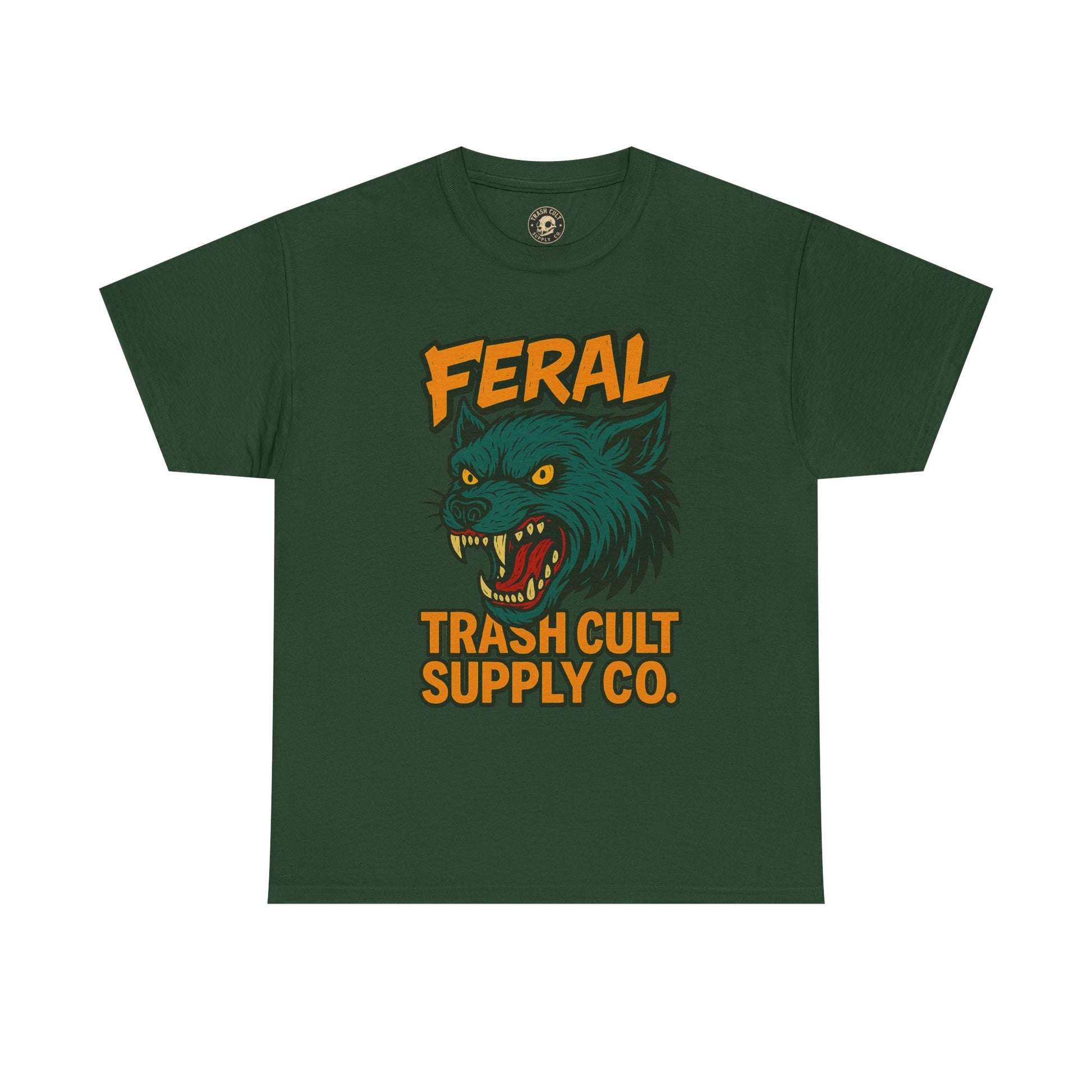 FERAL Wolverine Shirt – Trash Cult Graffiti Tee (Gildan 5000)