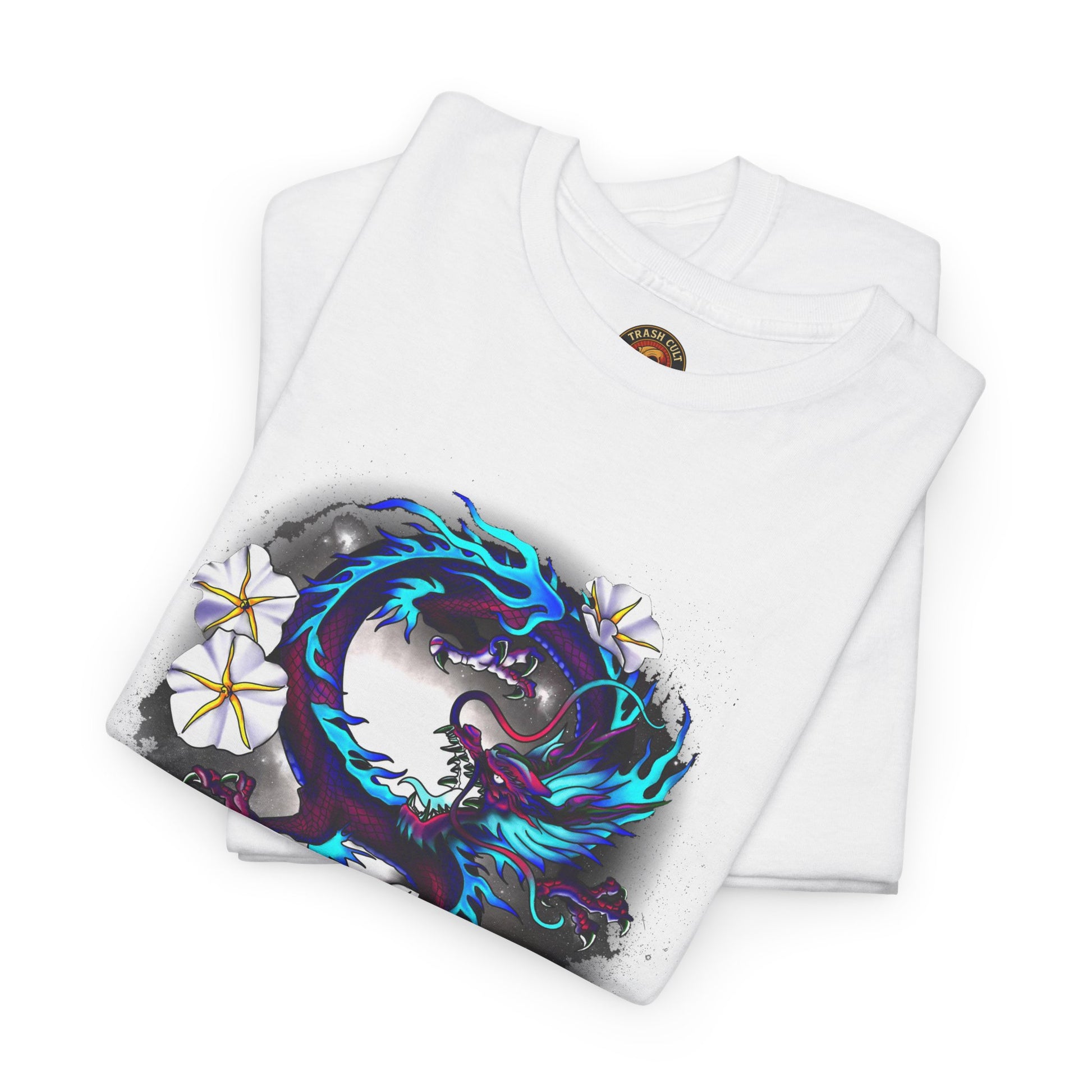 Electric Dragon Tattoo T-Shirt – Lara Davenport x Trash Cult Supply Co. Collab (Gildan 5000)