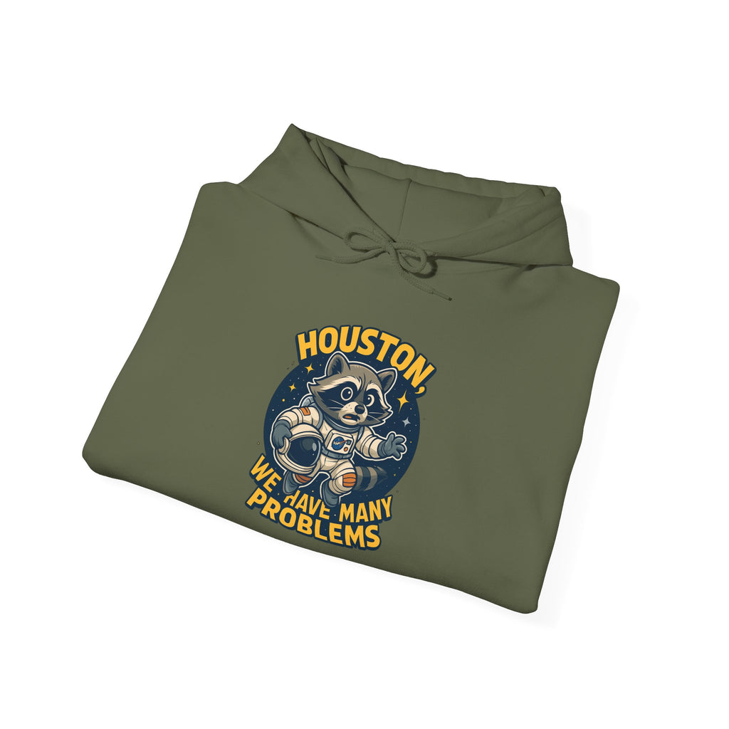 Houston Problems Hoodie, Unisex Sweatshirt, Space Lover Gift, Cozy Hoodie for Stargazing, Funny Sweatshirt for Astronaut Fans
