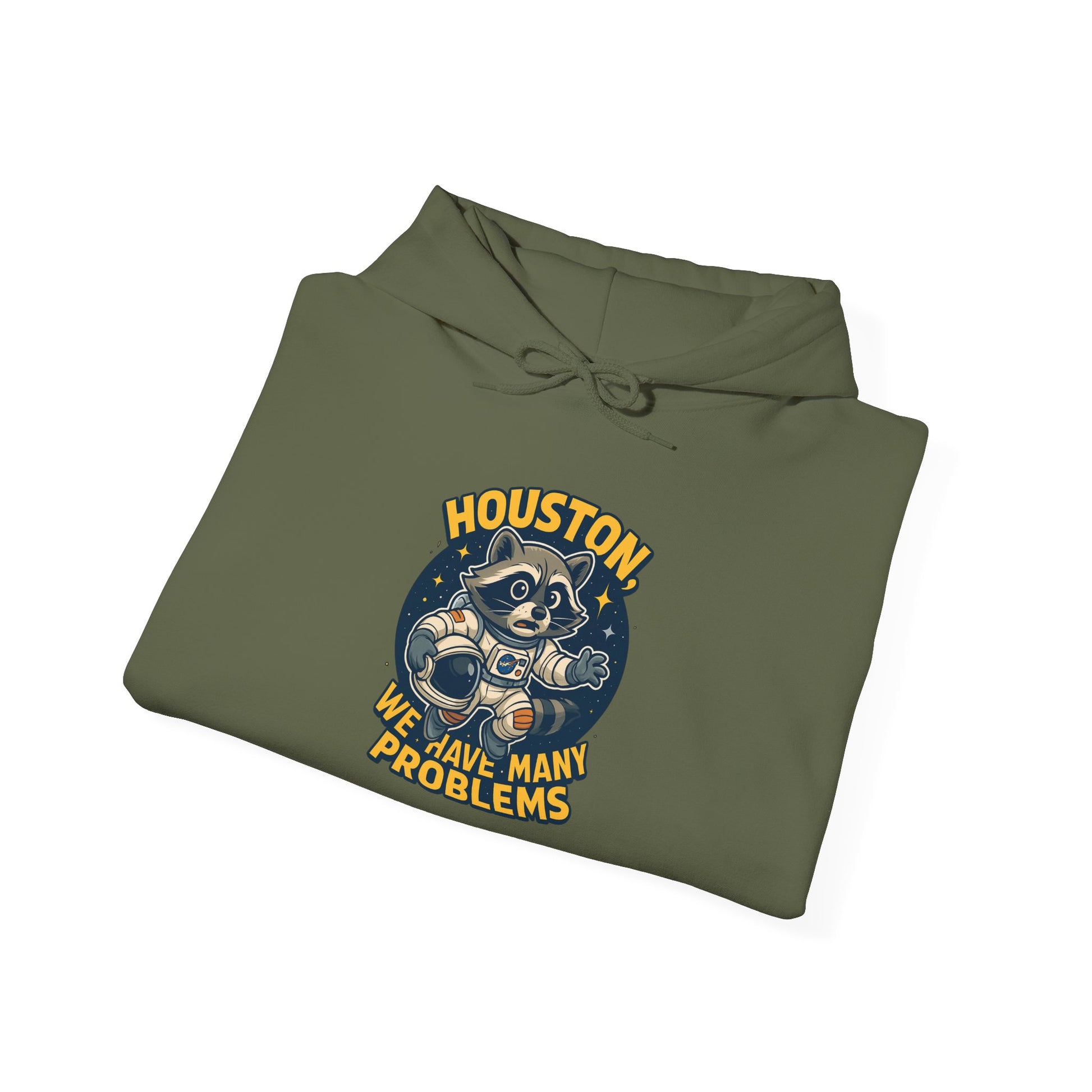 Houston Problems Hoodie, Unisex Sweatshirt, Space Lover Gift, Cozy Hoodie for Stargazing, Funny Sweatshirt for Astronaut Fans
