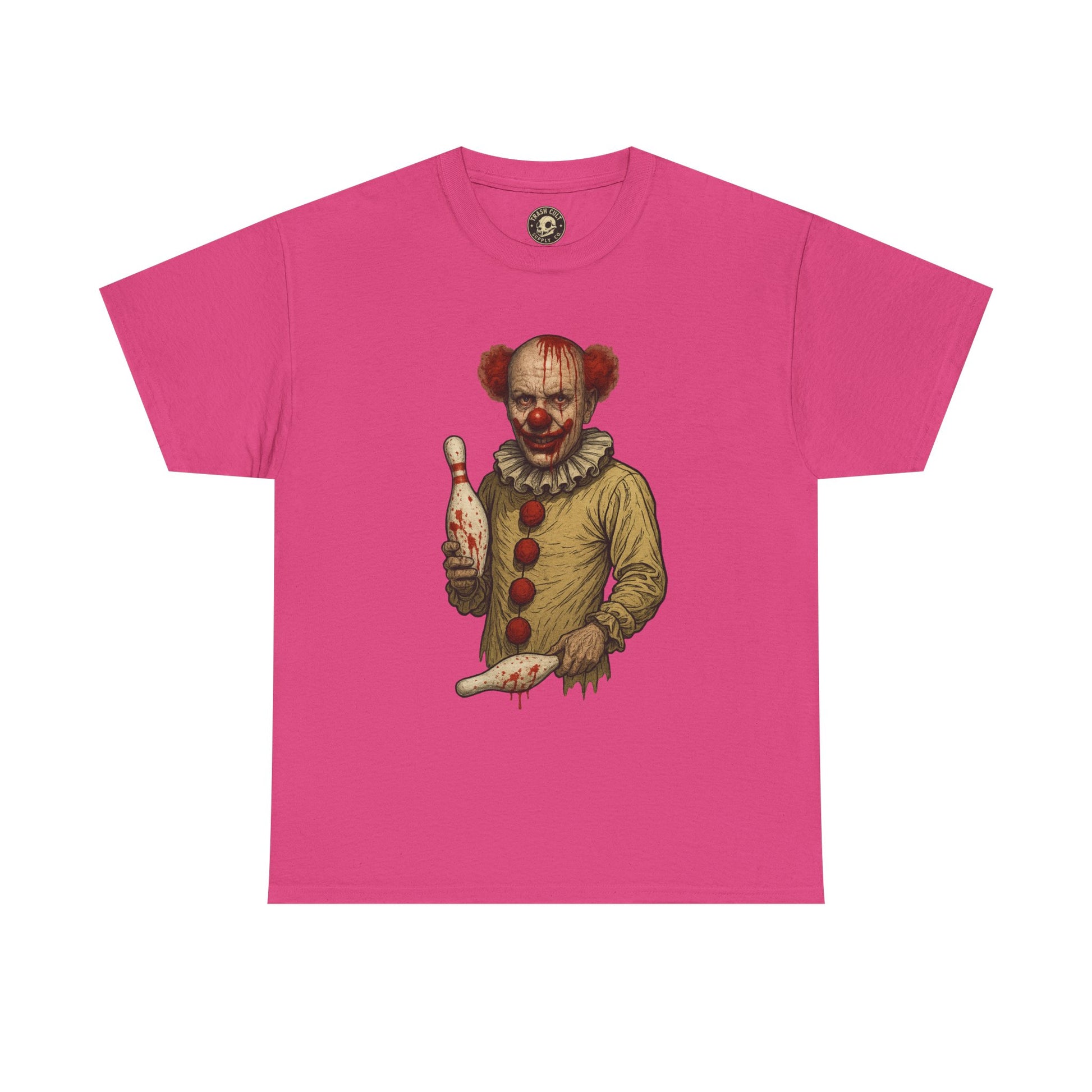 Spooky Clown Unisex Tee | Horror Fan Shirt, Halloween Costume, Graphic Tee, Horror Movie Merchandise, Unique Gift