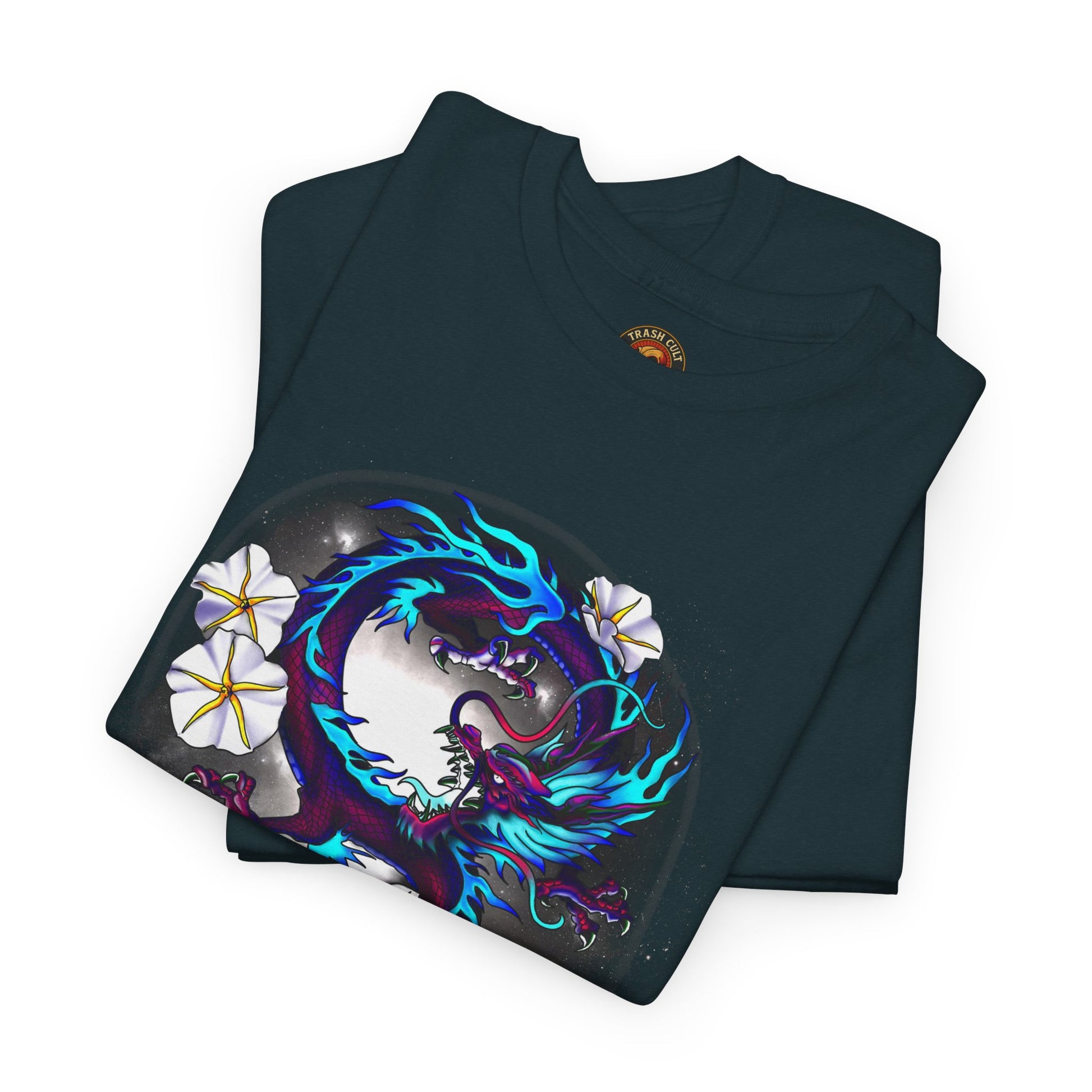 Electric Dragon Tattoo T-Shirt – Lara Davenport x Trash Cult Supply Co. Collab (Gildan 5000)