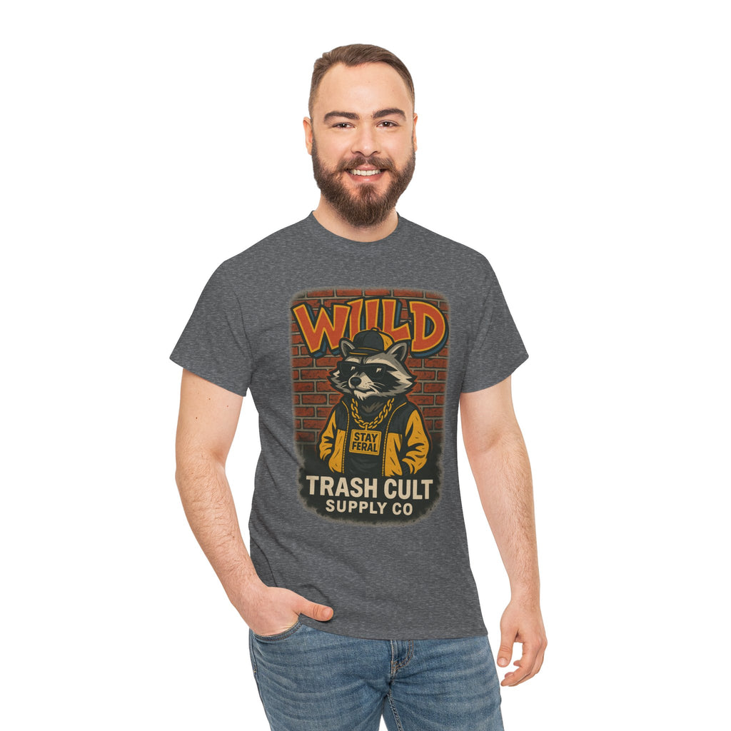 Wild Trash Cult Unisex Tee, Retro Animal T-Shirt, Graphic Tee, Eco-Conscious Apparel, Gift for Nature Lovers, Casual Streetwear