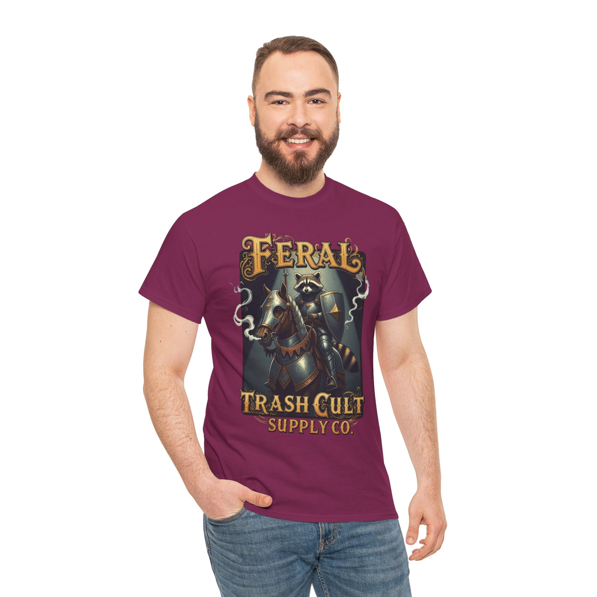 Feral Trash Cult Tee, Unisex Graphic Tee, Cool T-Shirt, Unique Funny Apparel, Gift for Eco Warriors, Casual Wear, Festival Clothing
