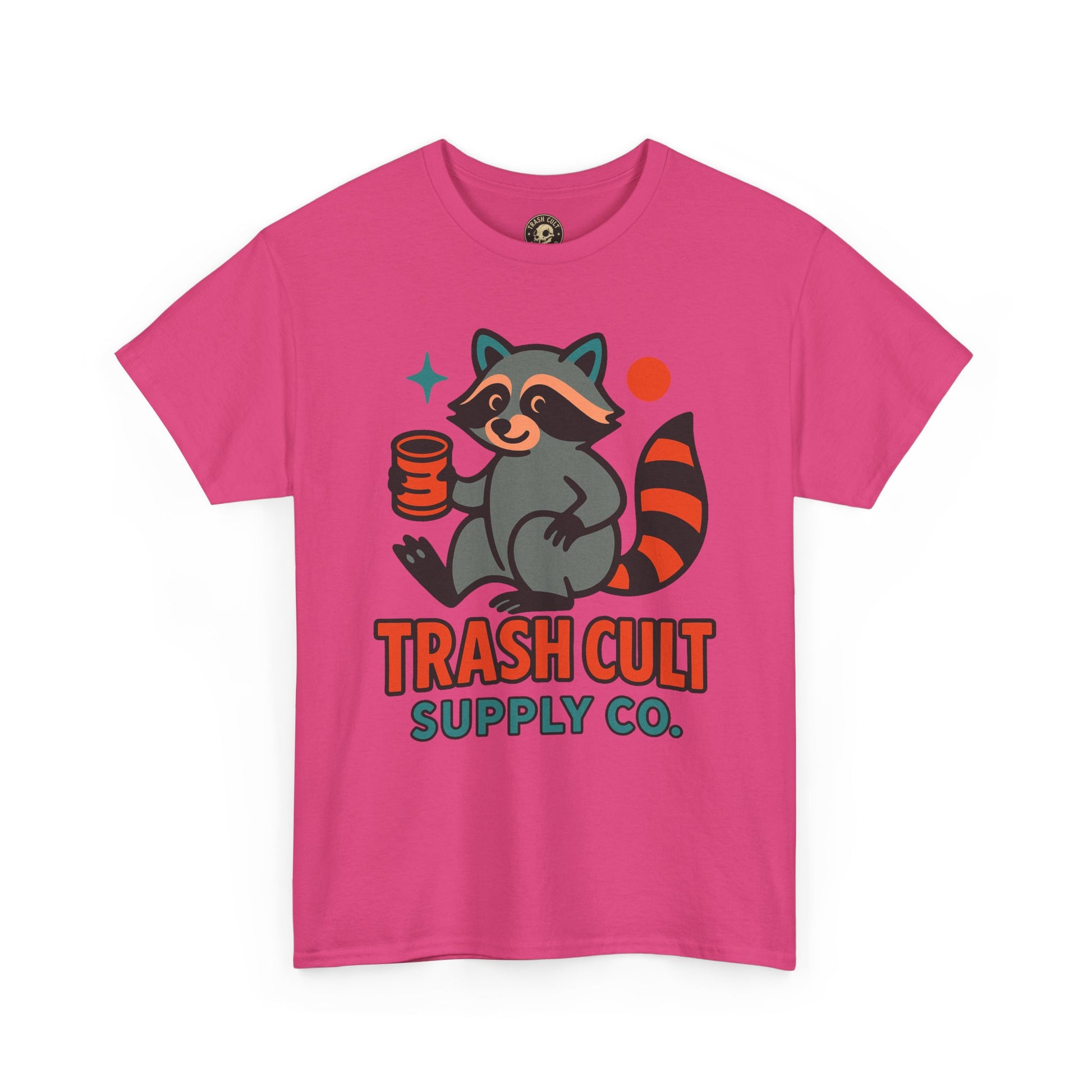 Trash Cult Supply Co. Unisex Heavy Cotton Tee, Eco-Friendly Tee, Gift for Raccoon Lovers, Cute Graphic T-Shirt, Trendy Streetwear, [...]
