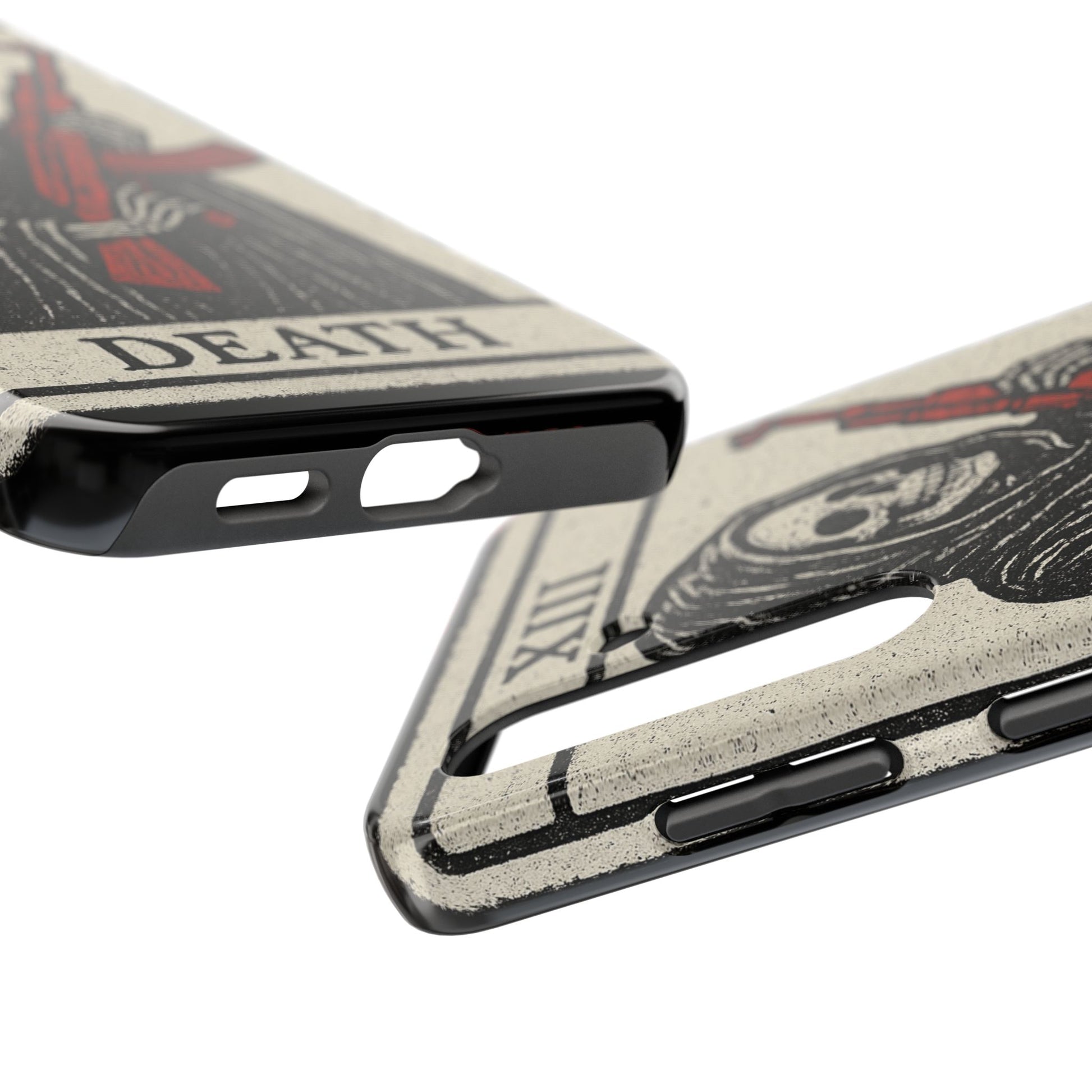 Grim Reaper Phone Case, Tough Phone Case for Gamers, Unique Smartphone Accessories, Halloween Decor, Death-Inspired Gift