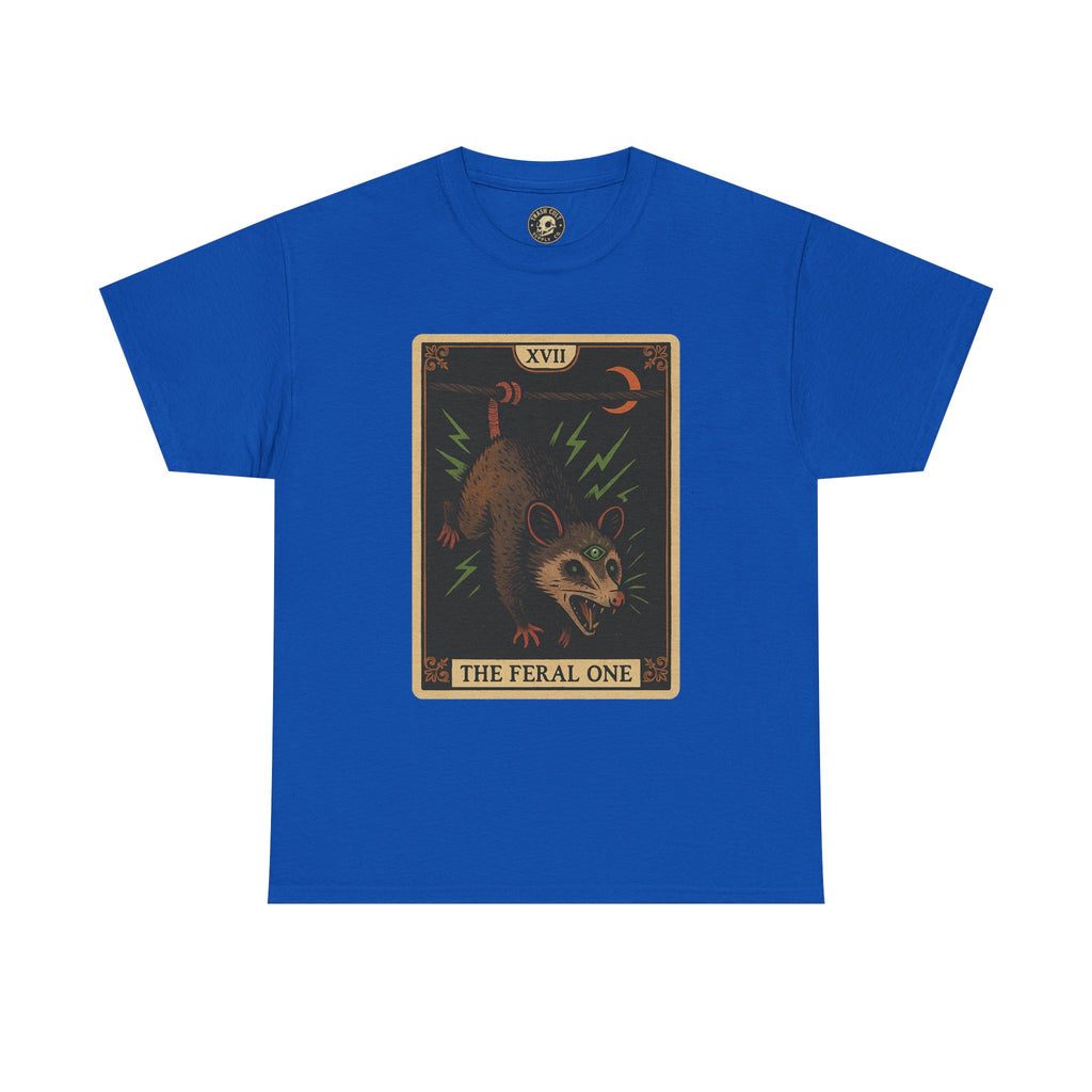 Feral One Graphic Tee - Quirky Unisex T-Shirt, Vintage Inspired, Animal Art, Casual Wear, Gifts for Him/Her